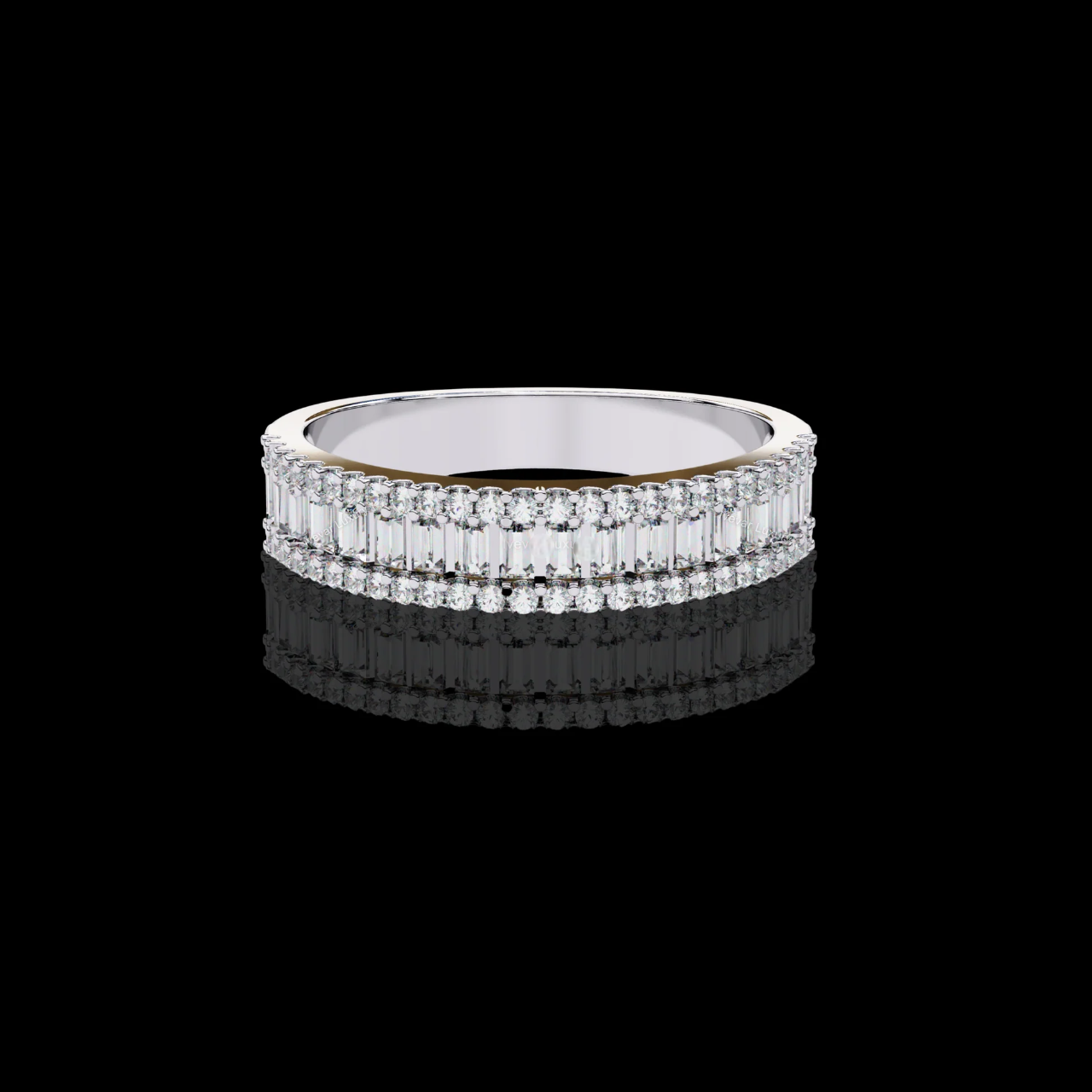 Affordable Moissanite Diamond Ring for Women Sterling Silver Gold Plated Engagement Jewelry