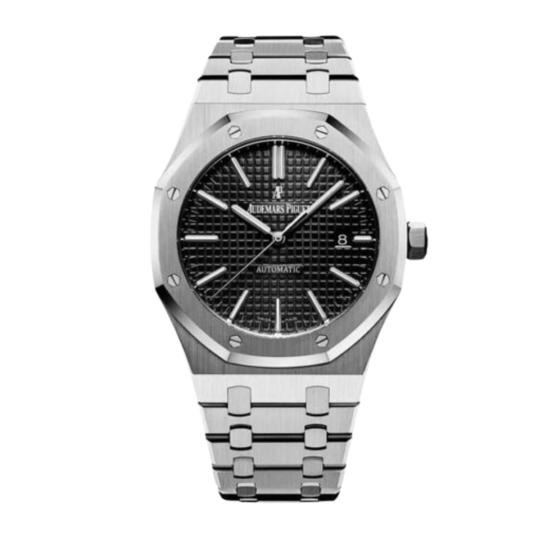 Royal Oak Black Dial 15400ST.OO.1220ST01