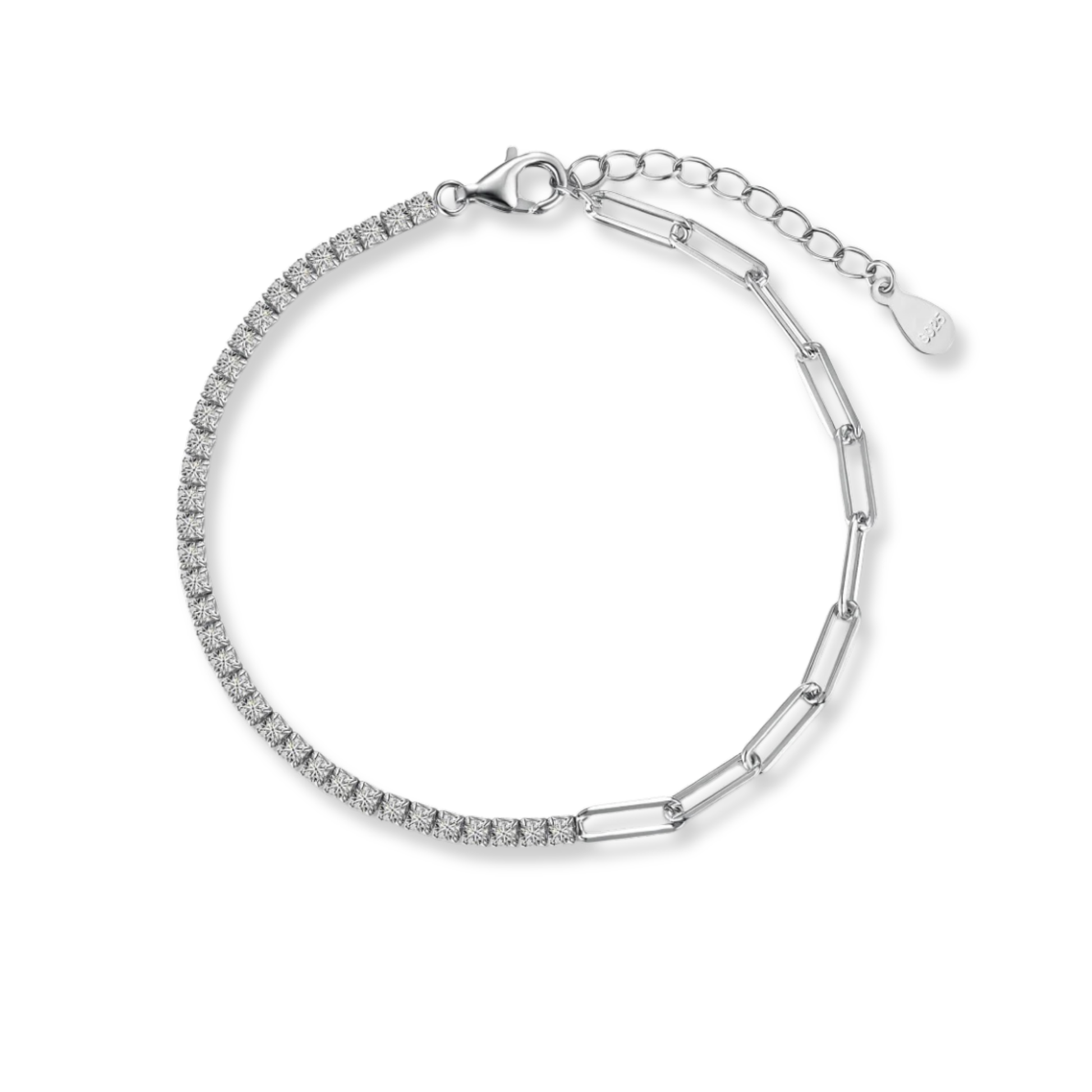 Asymmetrical Sparkle Bracelet