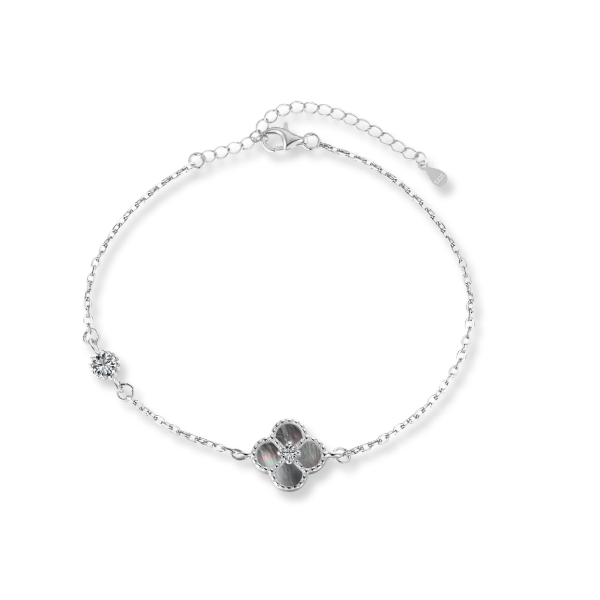 Iridescent Clover Bracelet