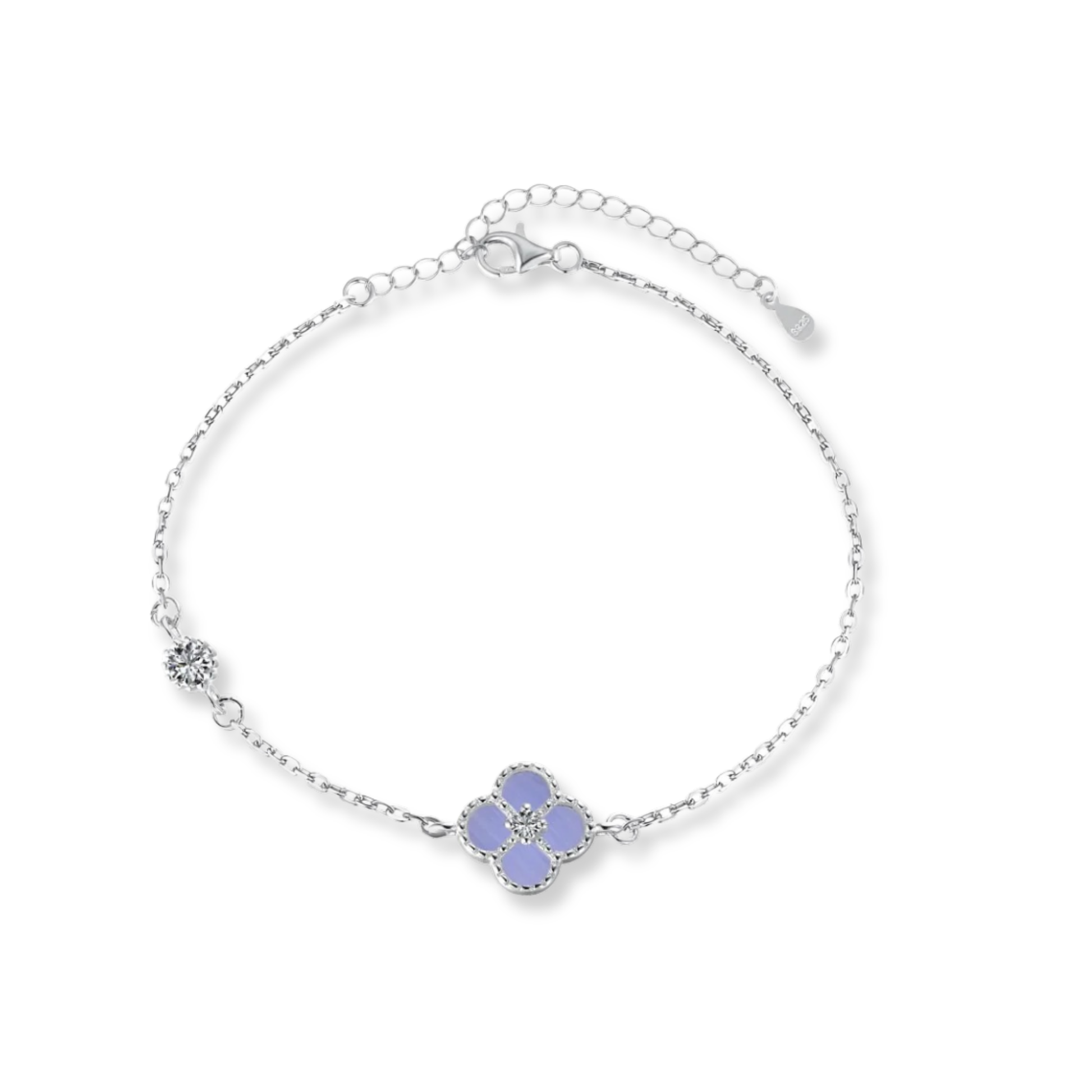 Lilac Clover Bracelet
