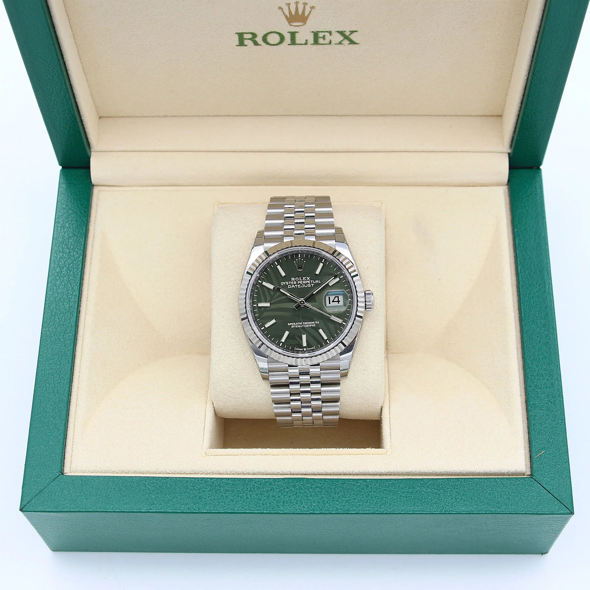 Datejust II 41 / 36mm Palm Motif Dial 126234-0047
