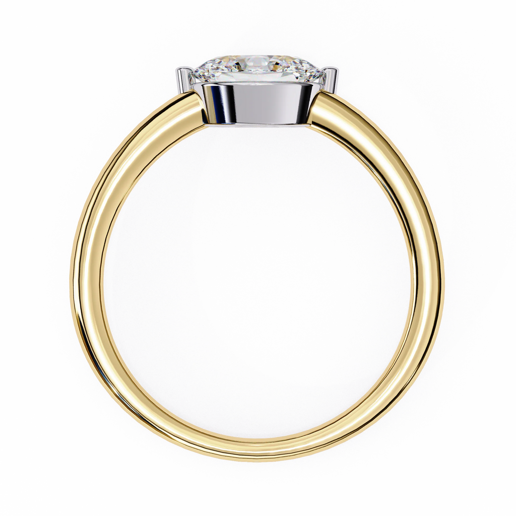 Nostalgia Gold & Moissanite Diamond Vintage Ring