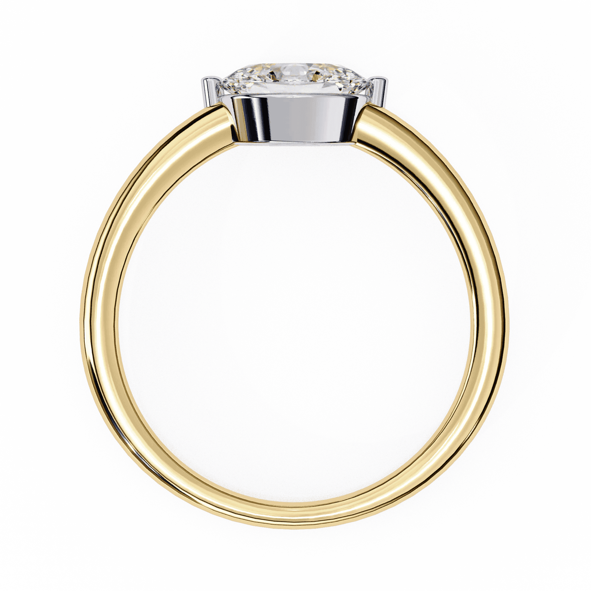 Nostalgia Gold & Moissanite Diamond Vintage Ring - Aventus