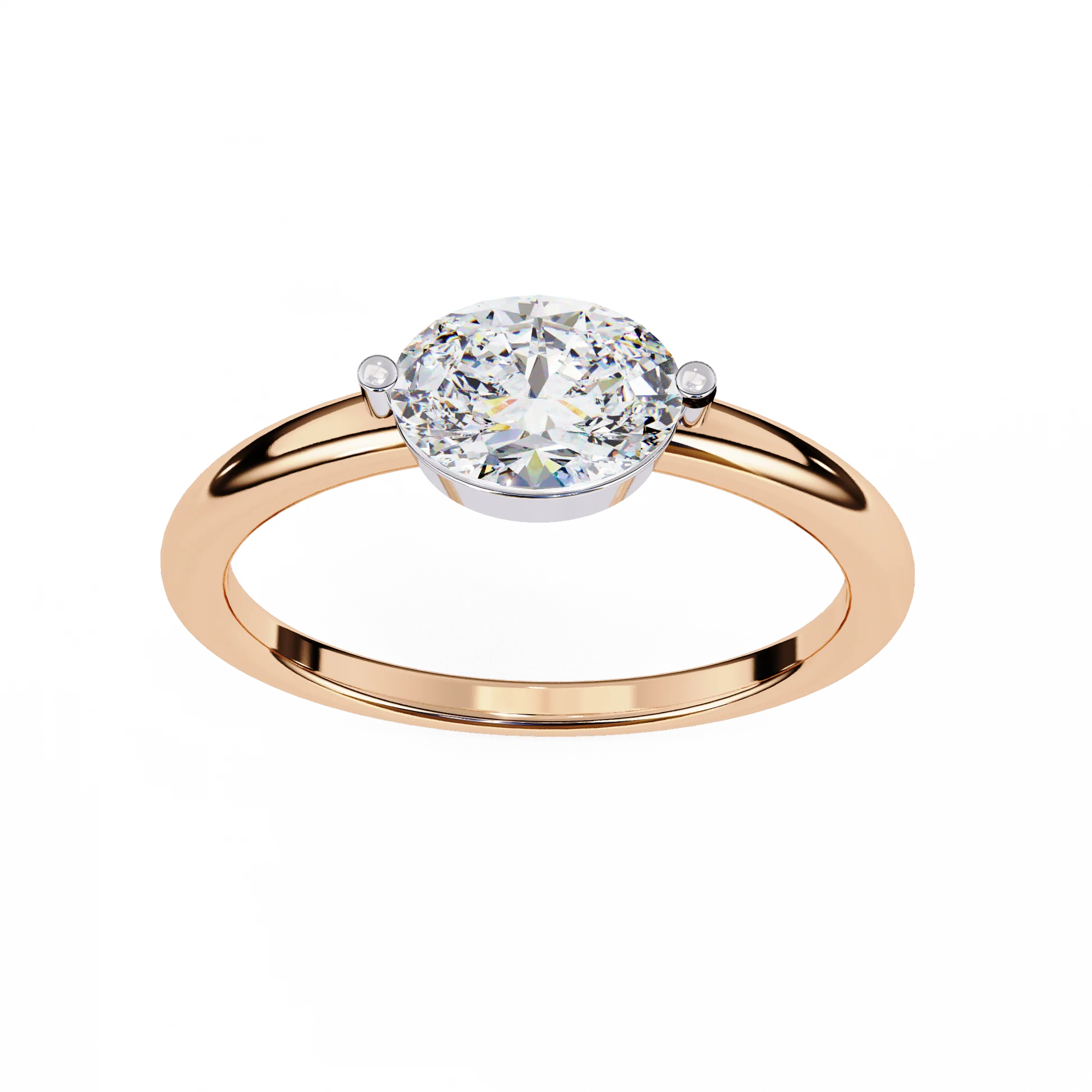 Nostalgia Gold & Moissanite Diamond Vintage Ring
