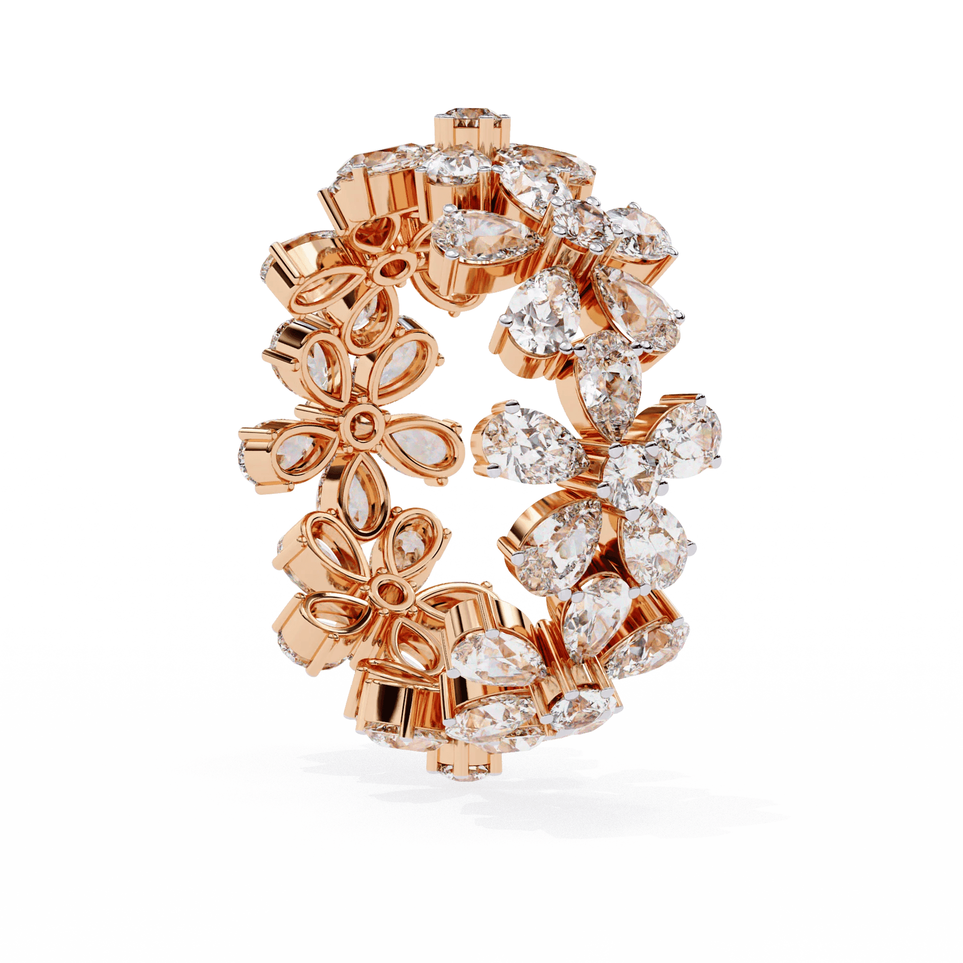 Engagement Ring Gold & Moissanite Diamond Bridal Jewelry - Aventus