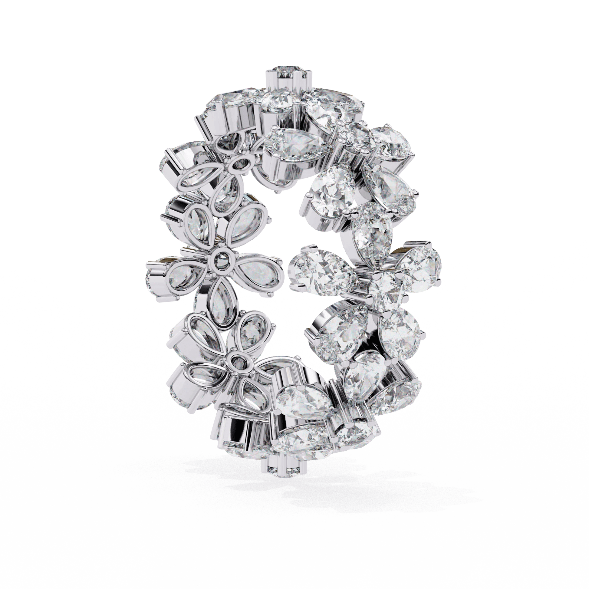 Engagement Ring Gold & Moissanite Diamond Bridal Jewelry - Aventus