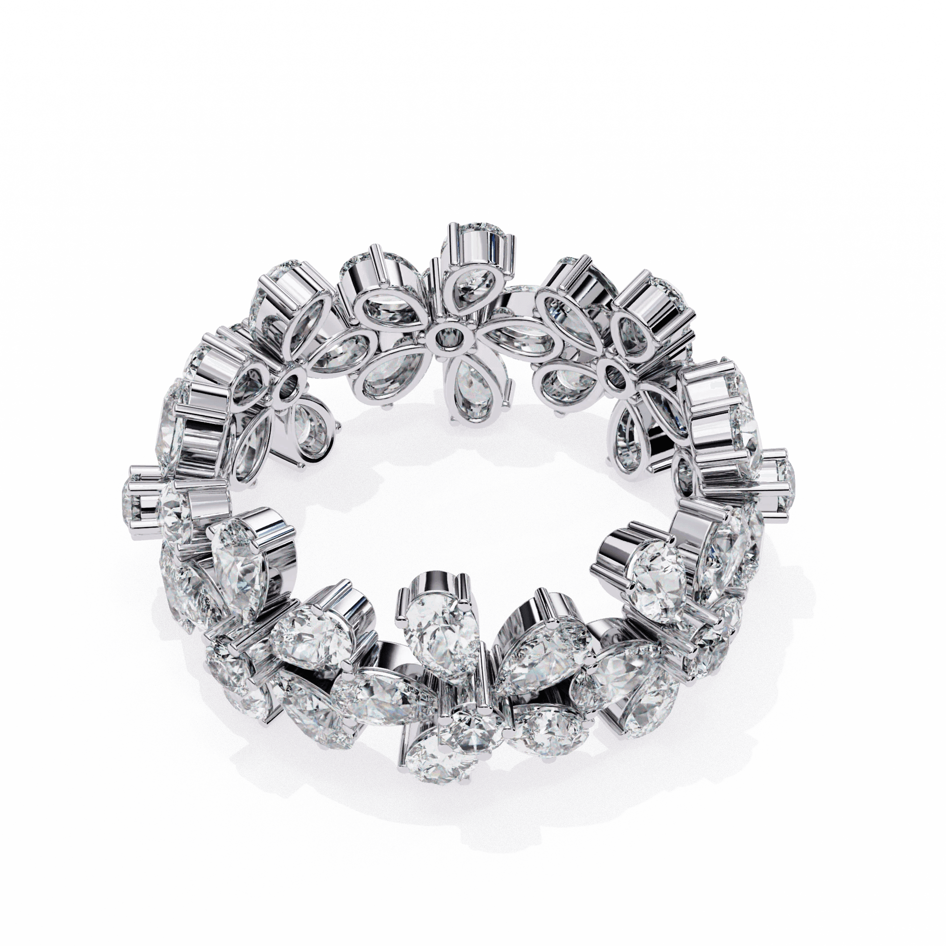 Engagement Ring Gold & Moissanite Diamond Bridal Jewelry - Aventus