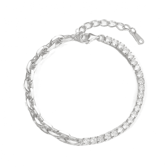 Hybrid Tennis Chain Bracelet - Aventus