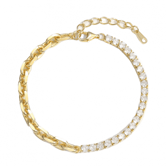 Hybrid Tennis Chain Bracelet - Aventus
