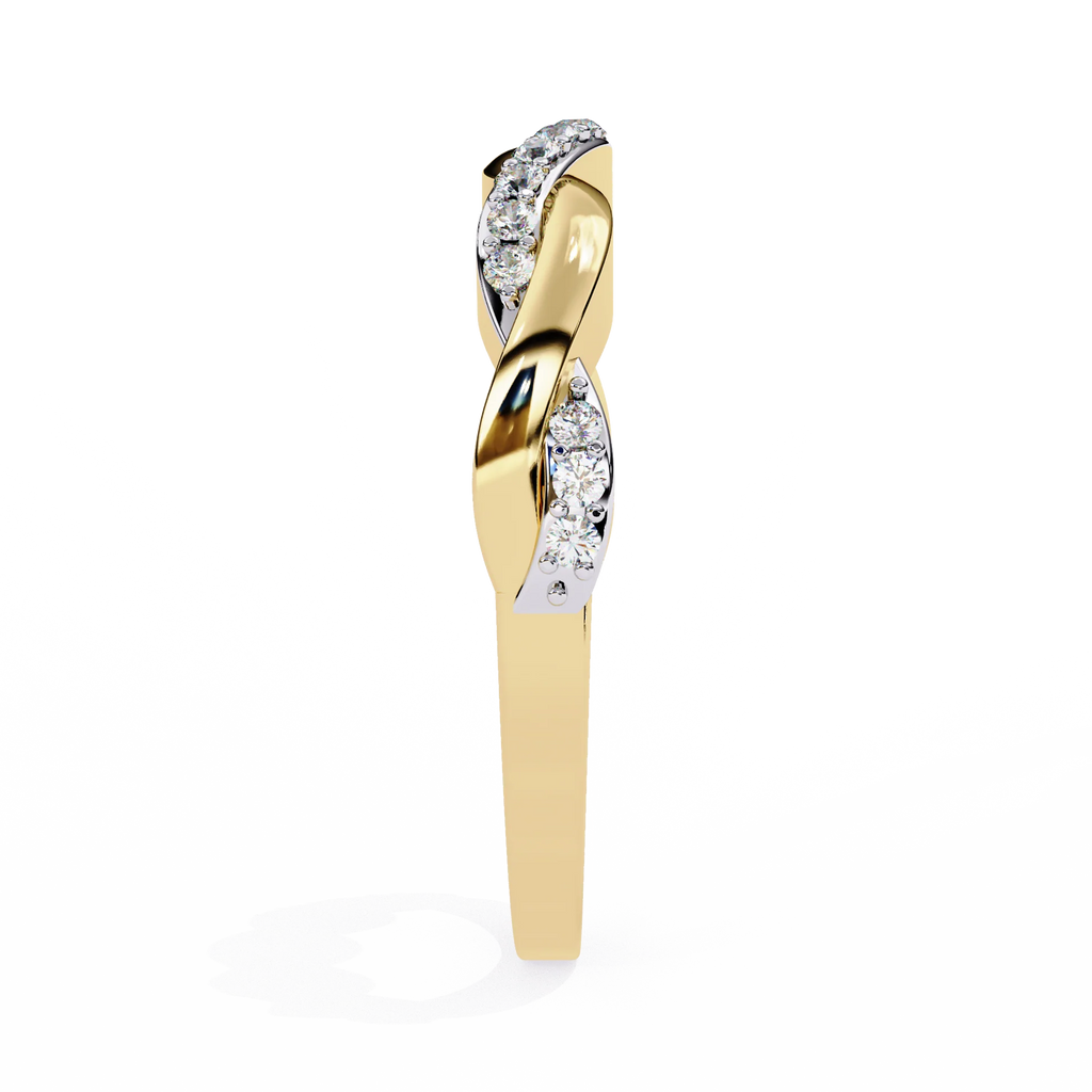 Moissanite Floral Inspired Ring