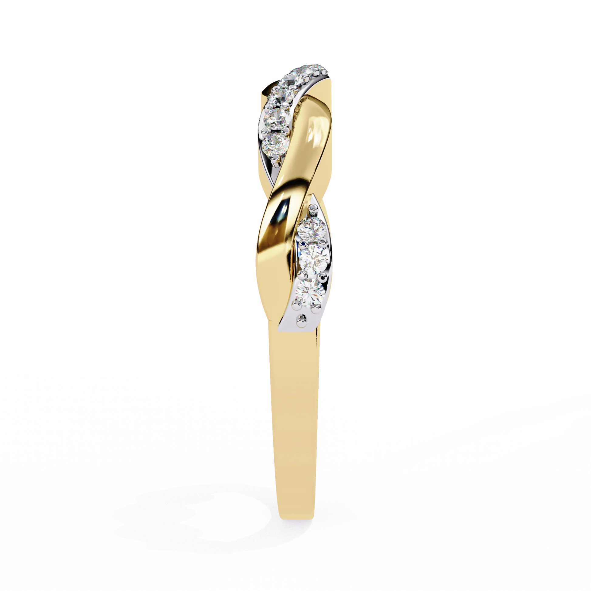 Moissanite Floral Inspired Ring