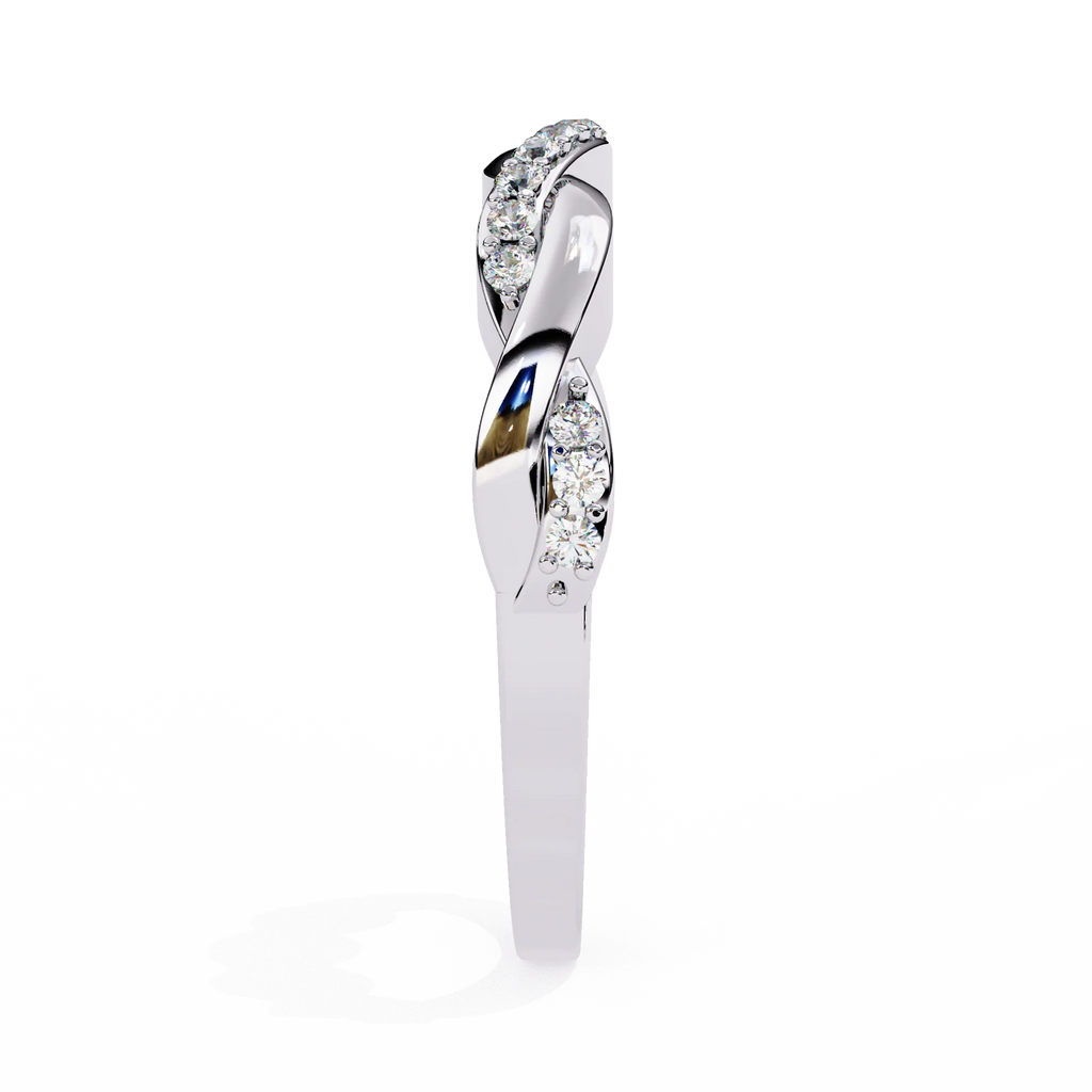 Moissanite Floral Inspired Ring