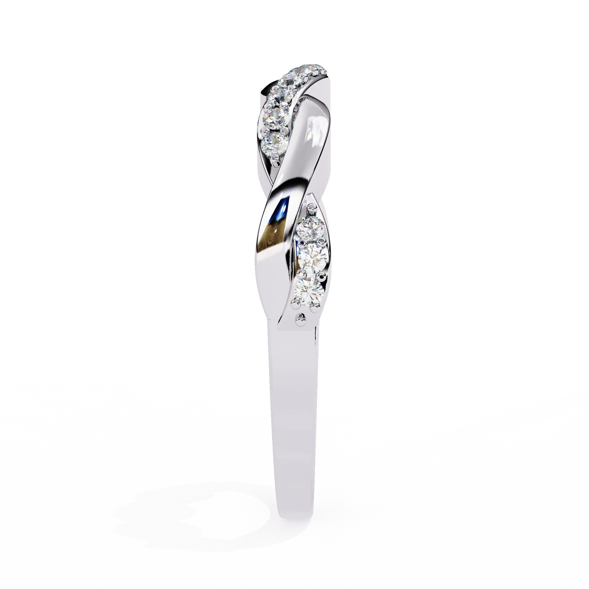 Moissanite Floral Inspired Ring