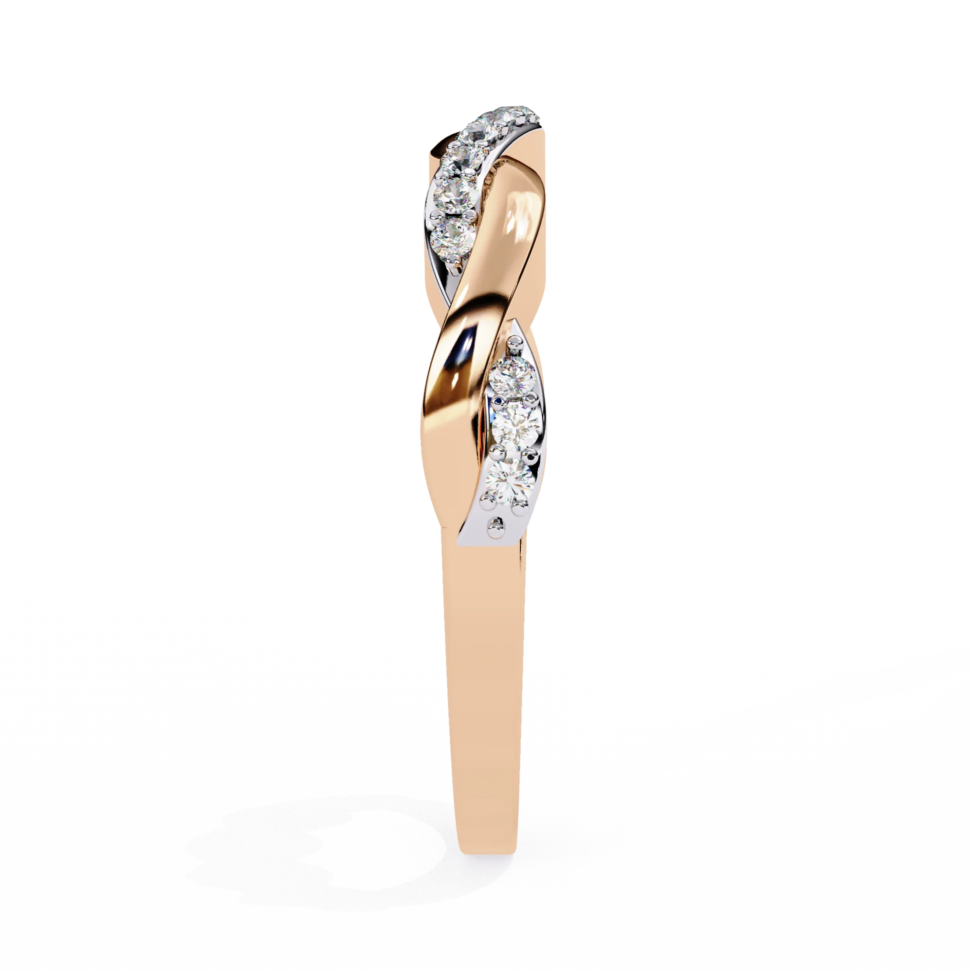 Moissanite Floral Inspired Ring