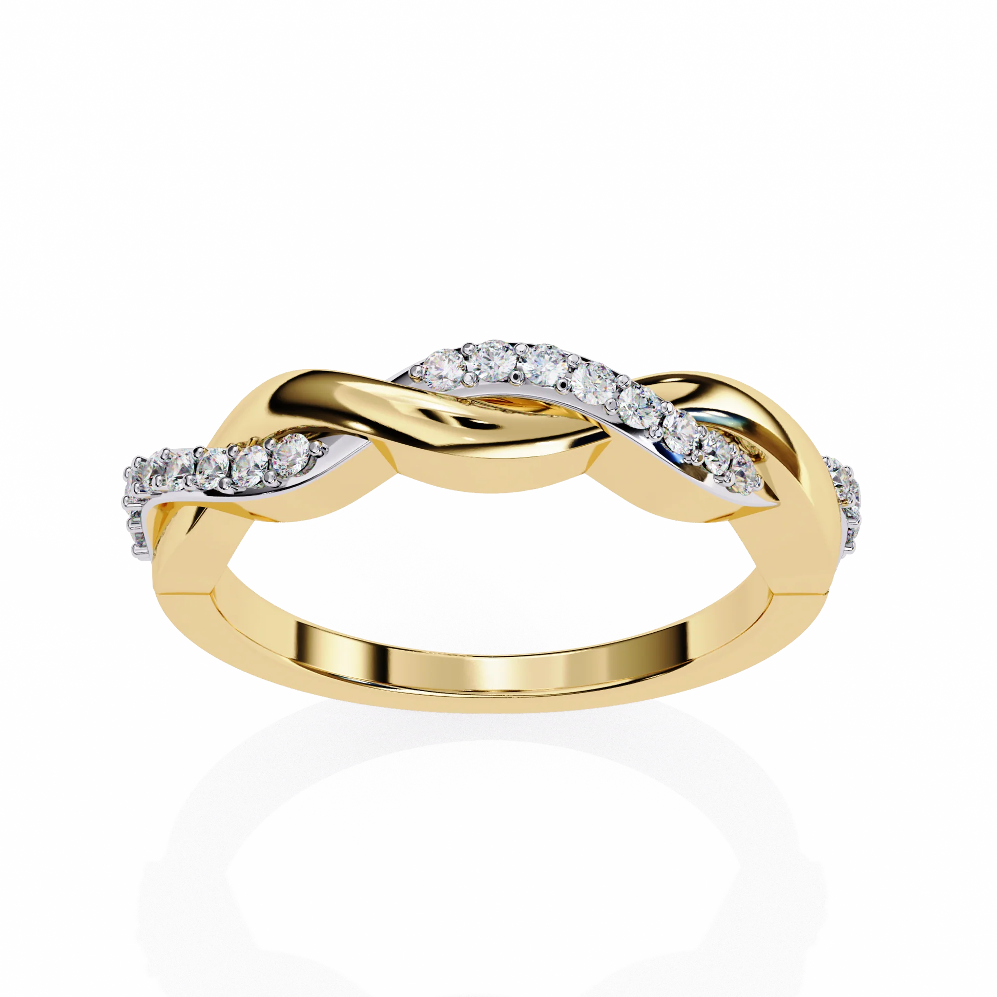 Moissanite Floral Inspired Ring