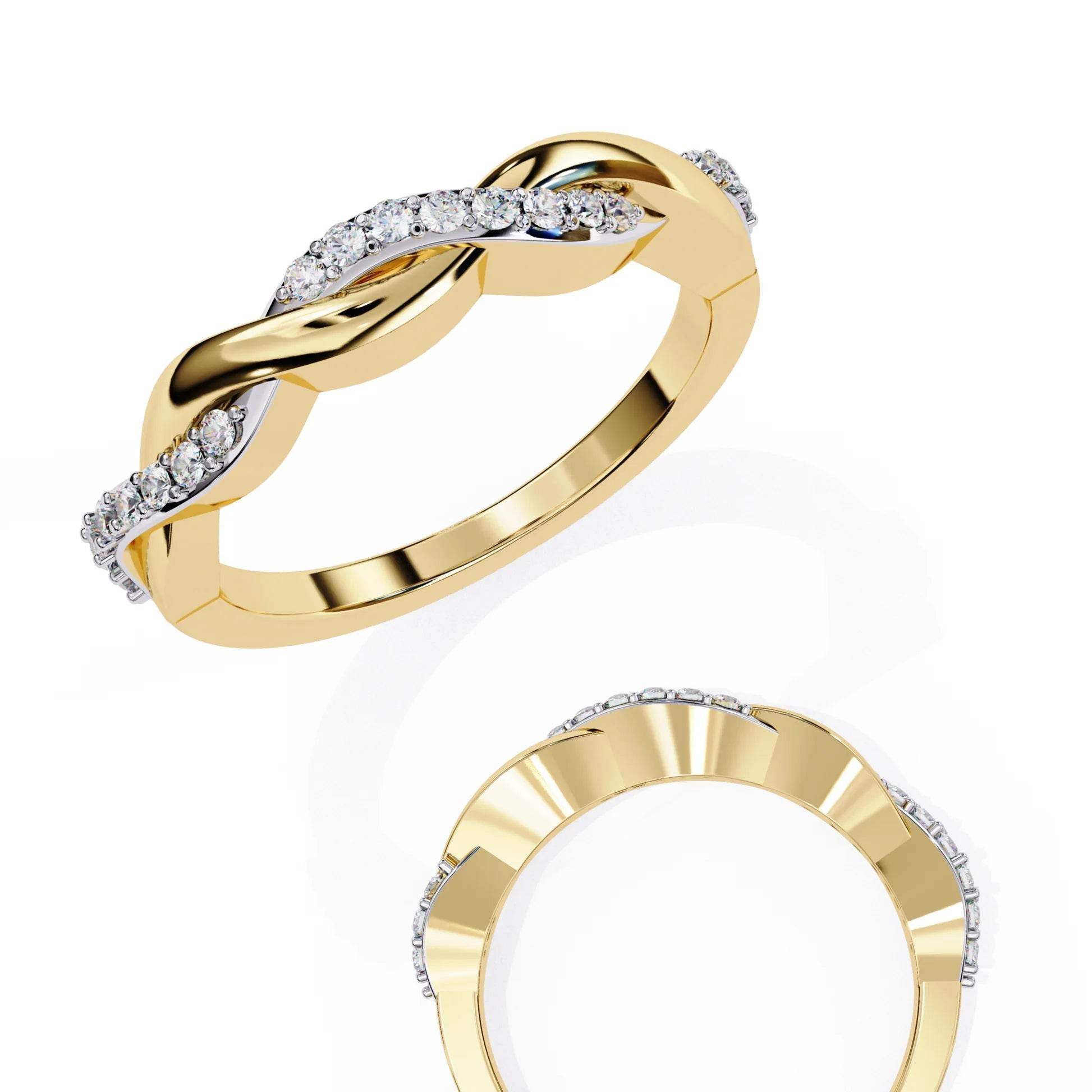 Moissanite Floral Inspired Ring - Aventus