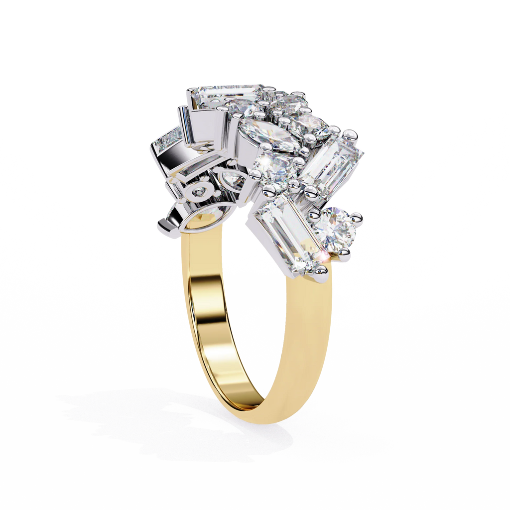 Art Gallery Moissanite Diamond Ring