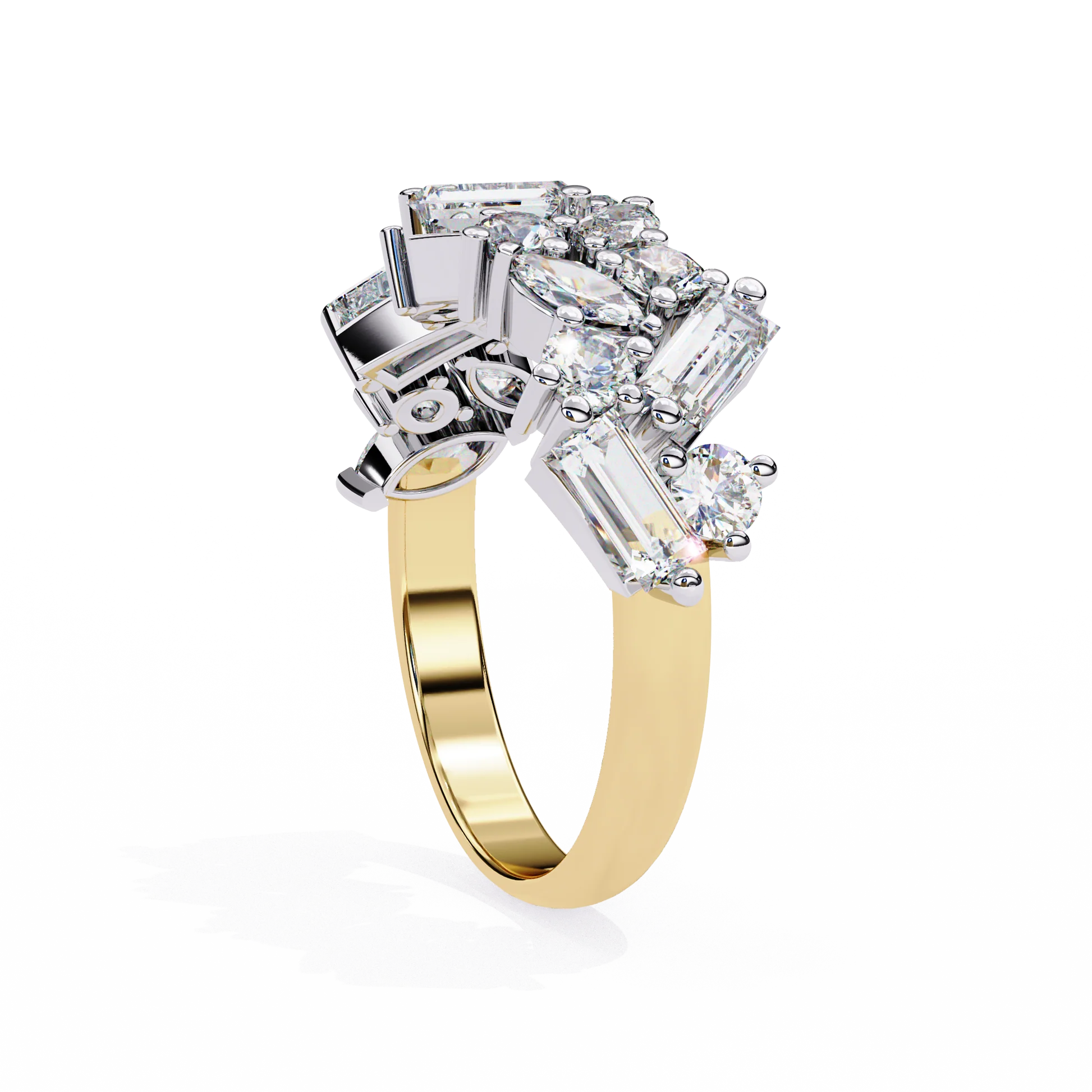 Art Gallery Moissanite Diamond Ring