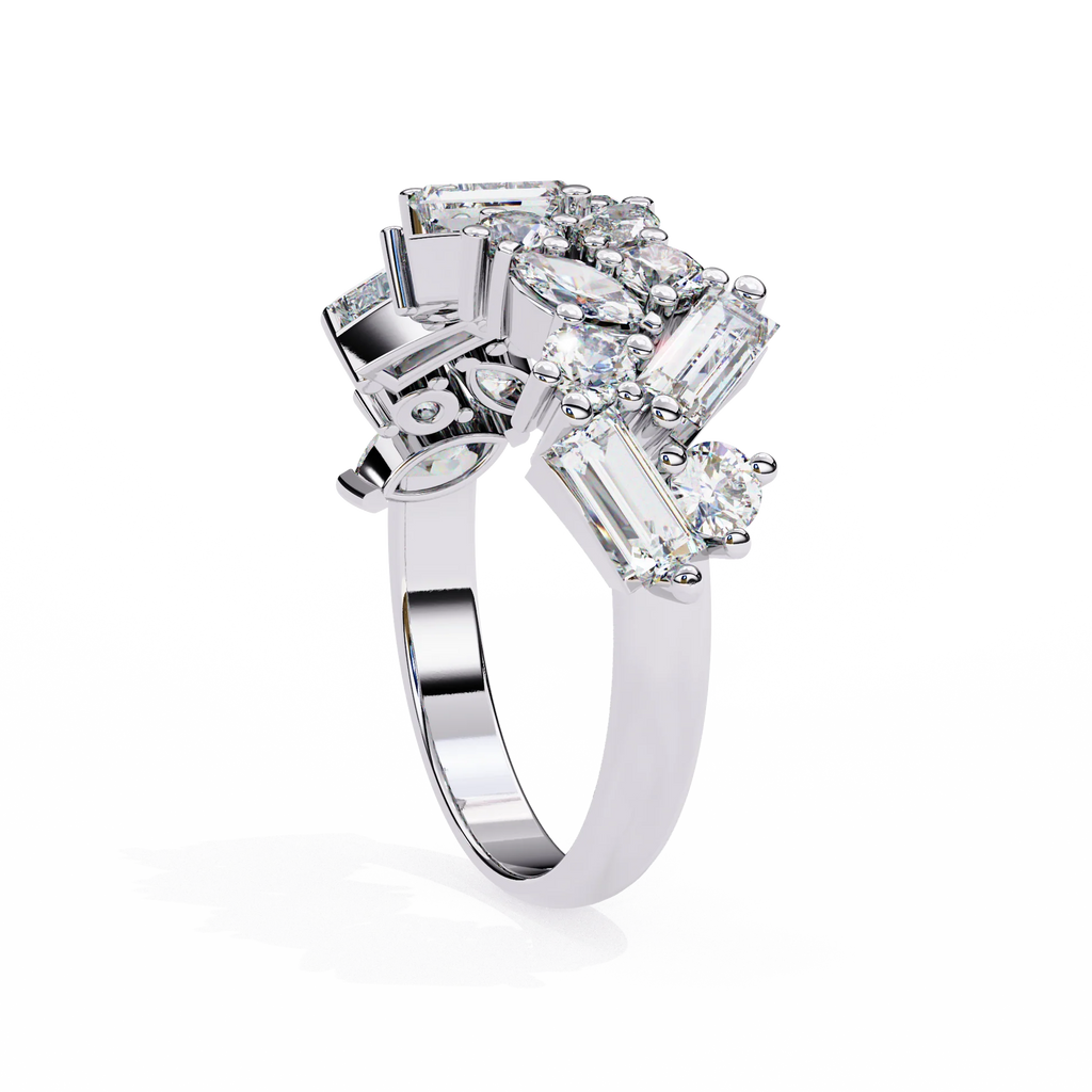 Art Gallery Moissanite Diamond Ring