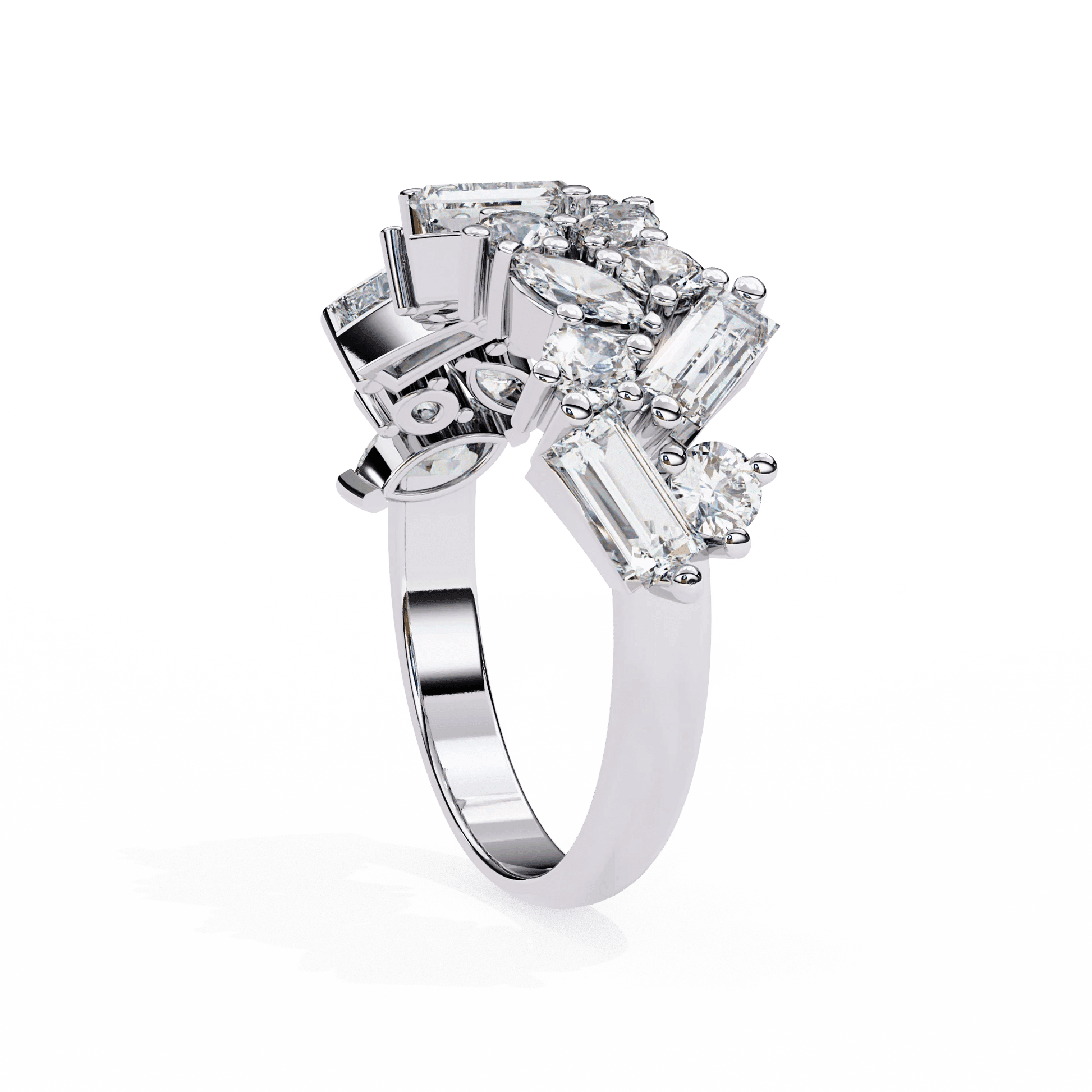 Art Gallery Moissanite Diamond Ring - Aventus
