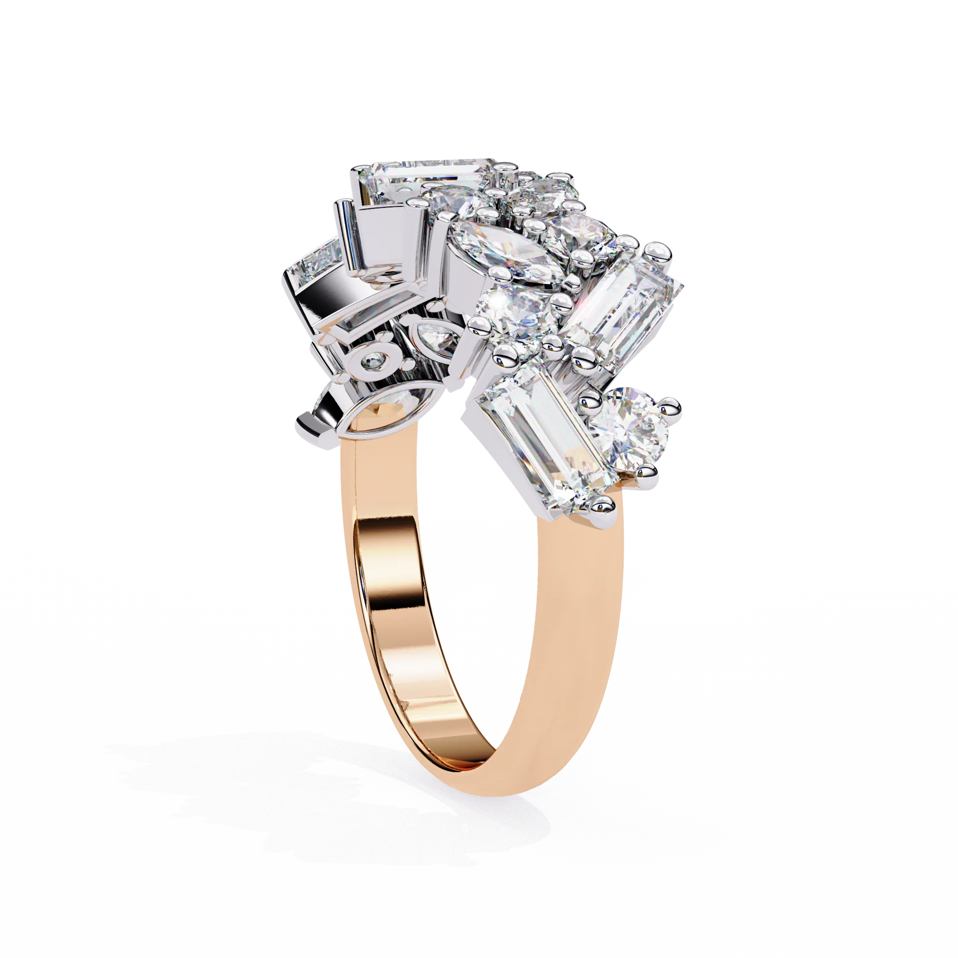 Art Gallery Moissanite Diamond Ring