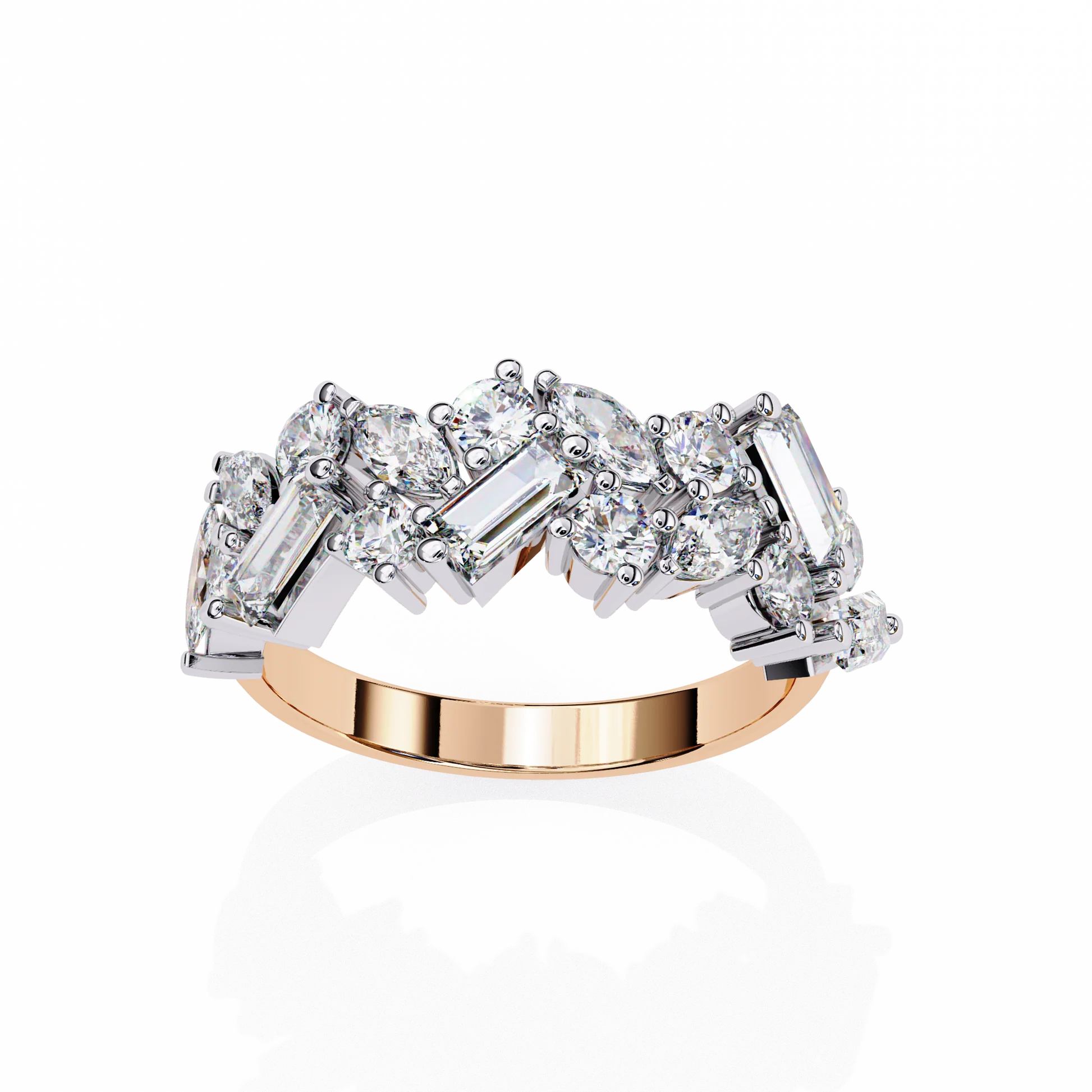 Art Gallery Moissanite Diamond Ring