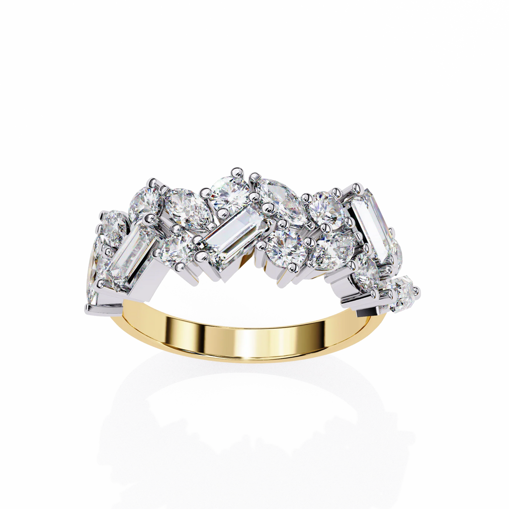 Art Gallery Moissanite Diamond Ring