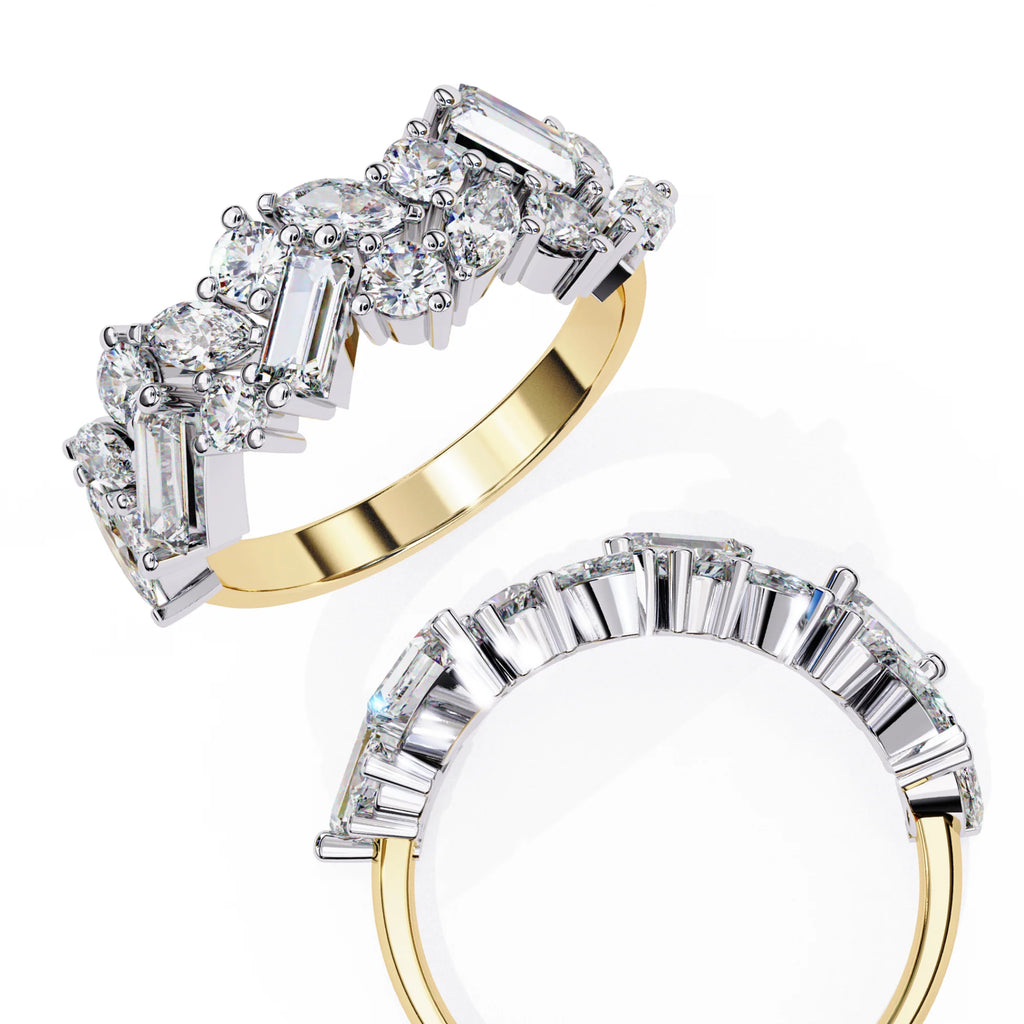 Art Gallery Moissanite Diamond Ring