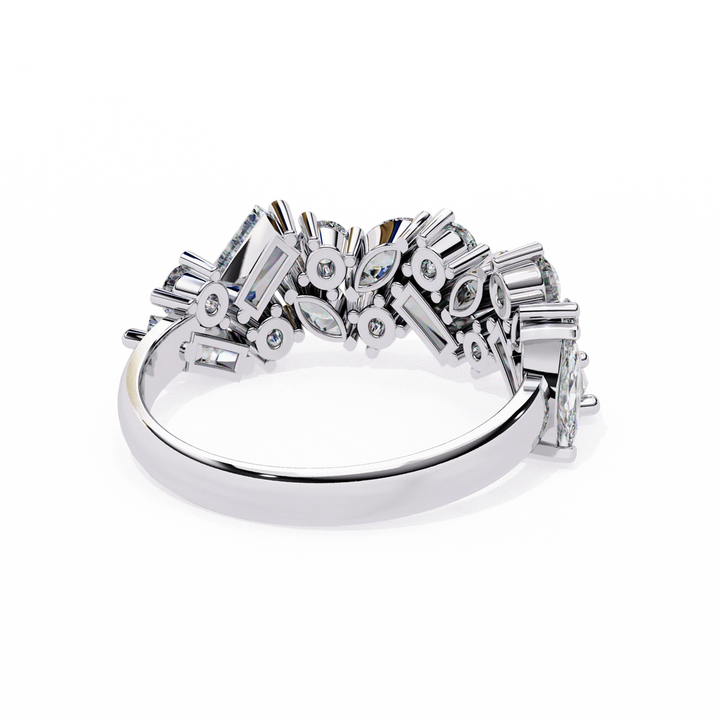 Art Gallery Moissanite Diamond Ring