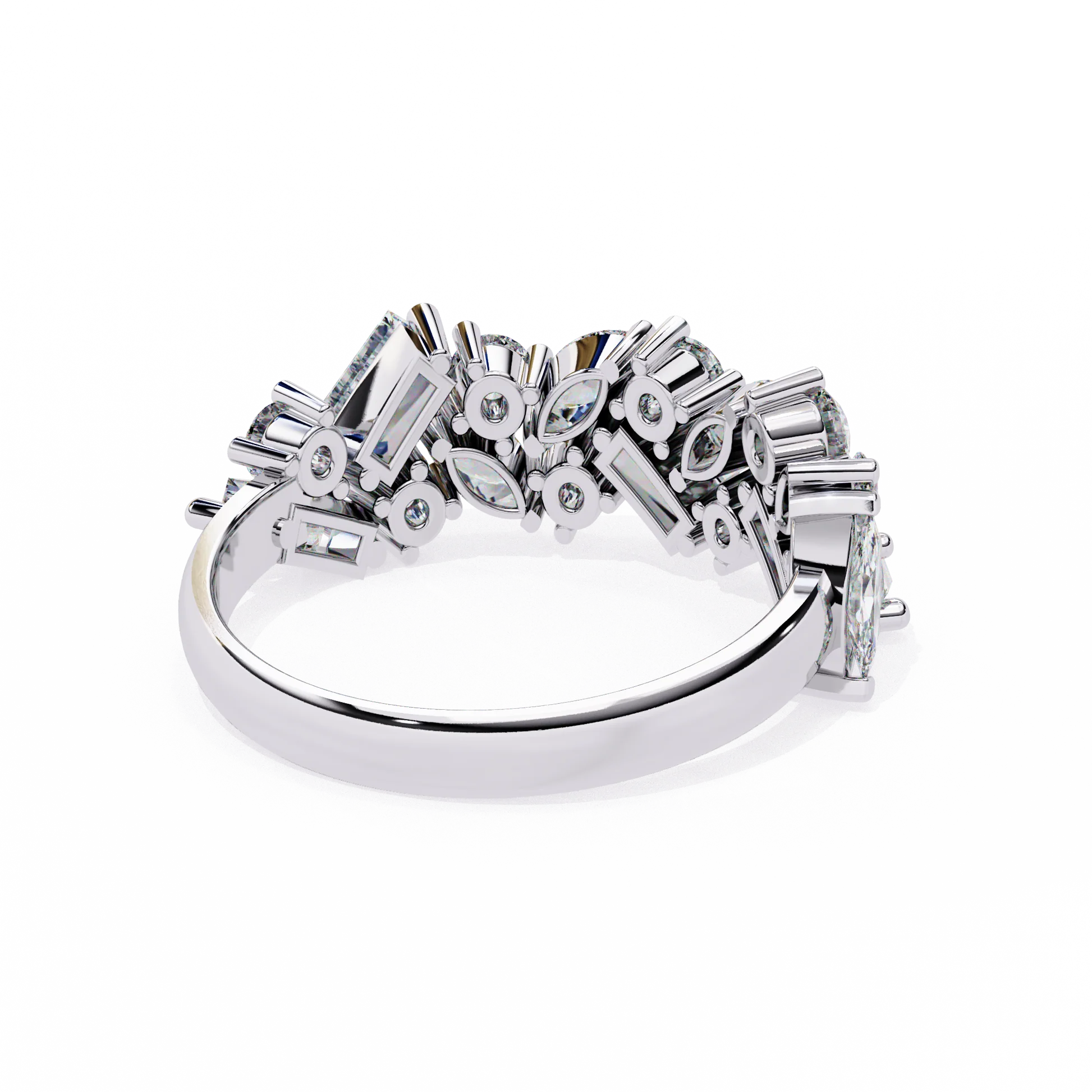 Art Gallery Moissanite Diamond Ring