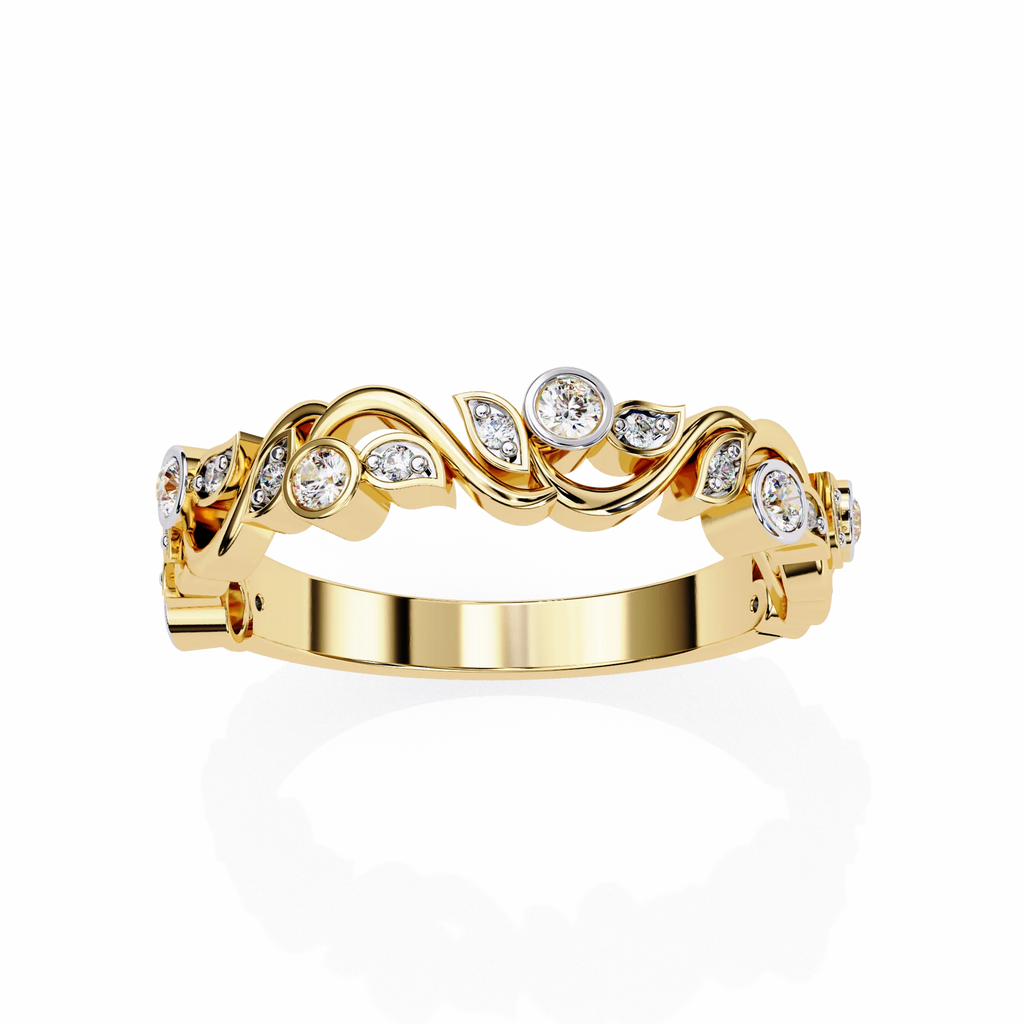 Artistic Moissanite Diamond Ring