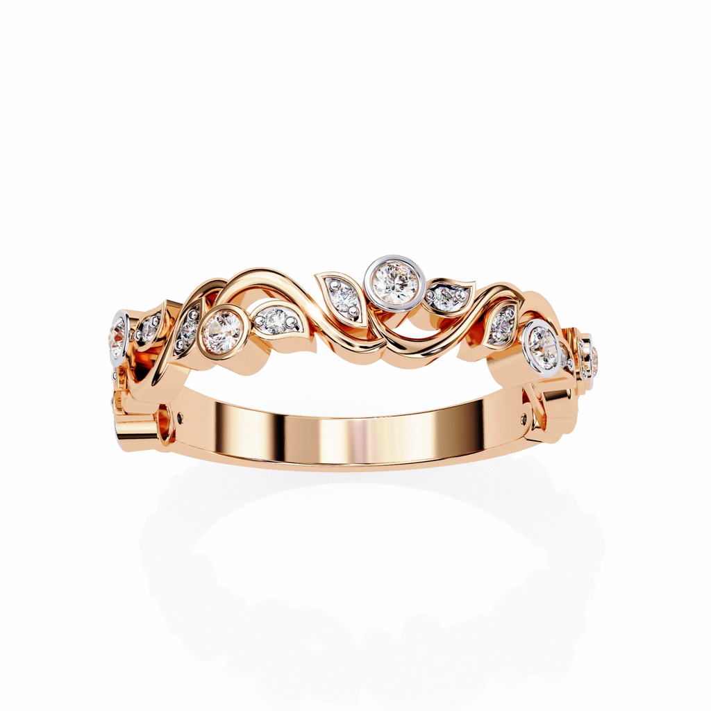 Artistic Moissanite Diamond Ring