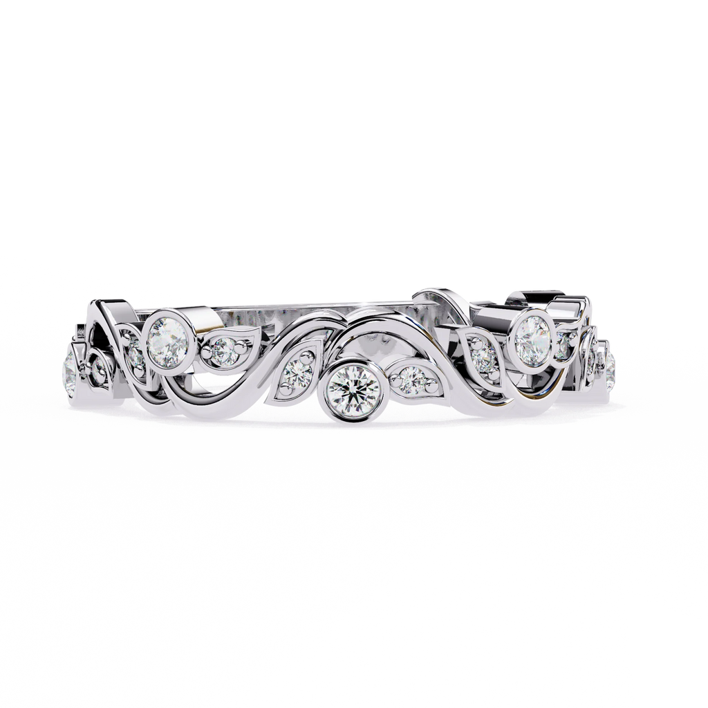 Artistic Moissanite Diamond Ring