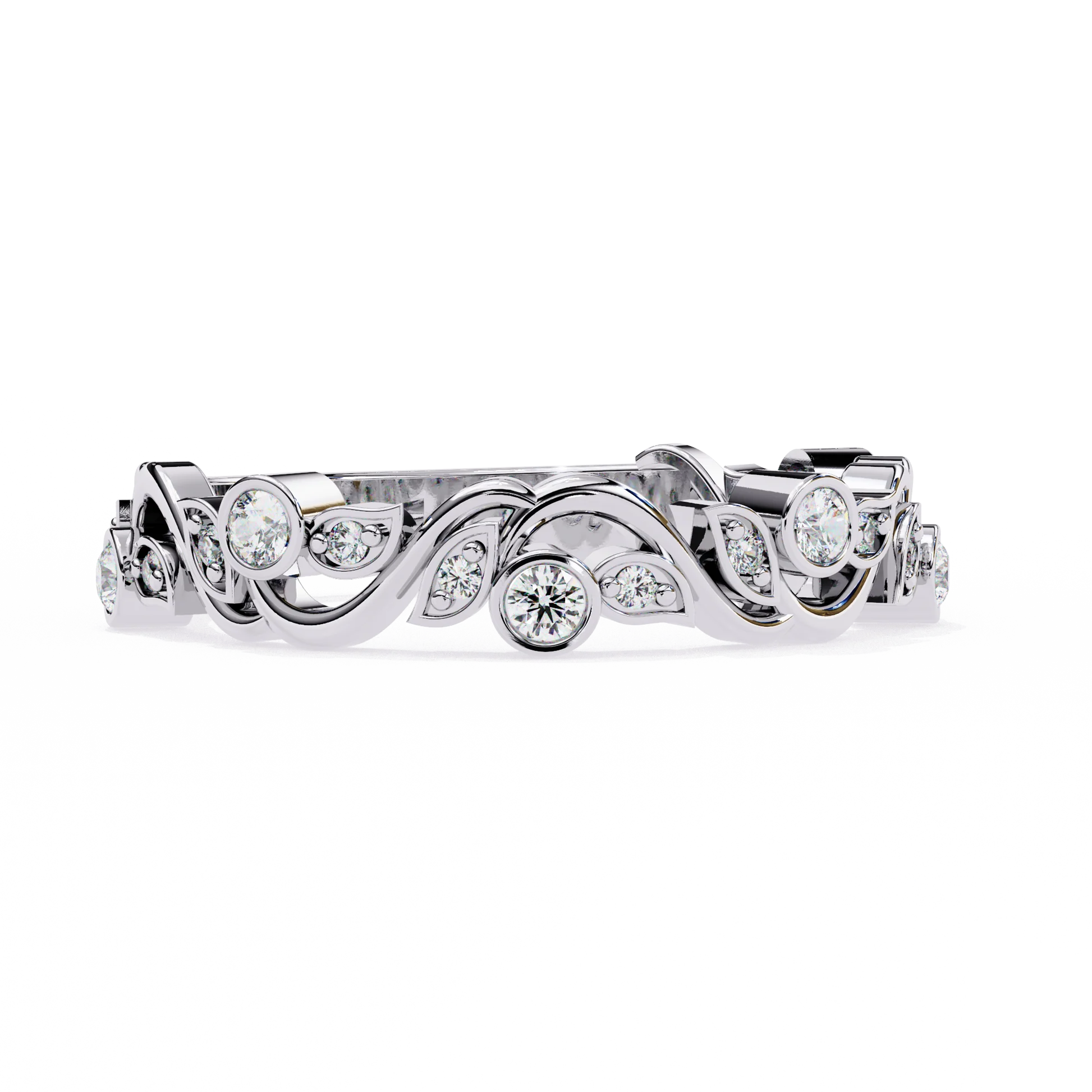 Artistic Moissanite Diamond Ring