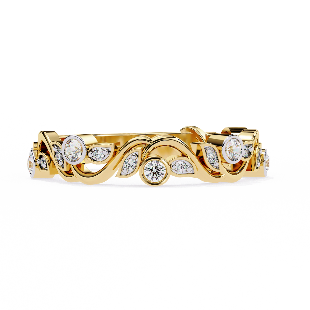 Artistic Moissanite Diamond Ring