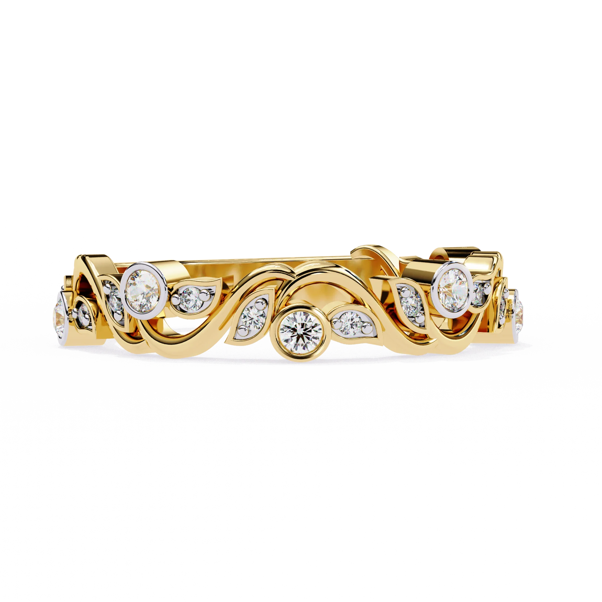 Artistic Moissanite Diamond Ring
