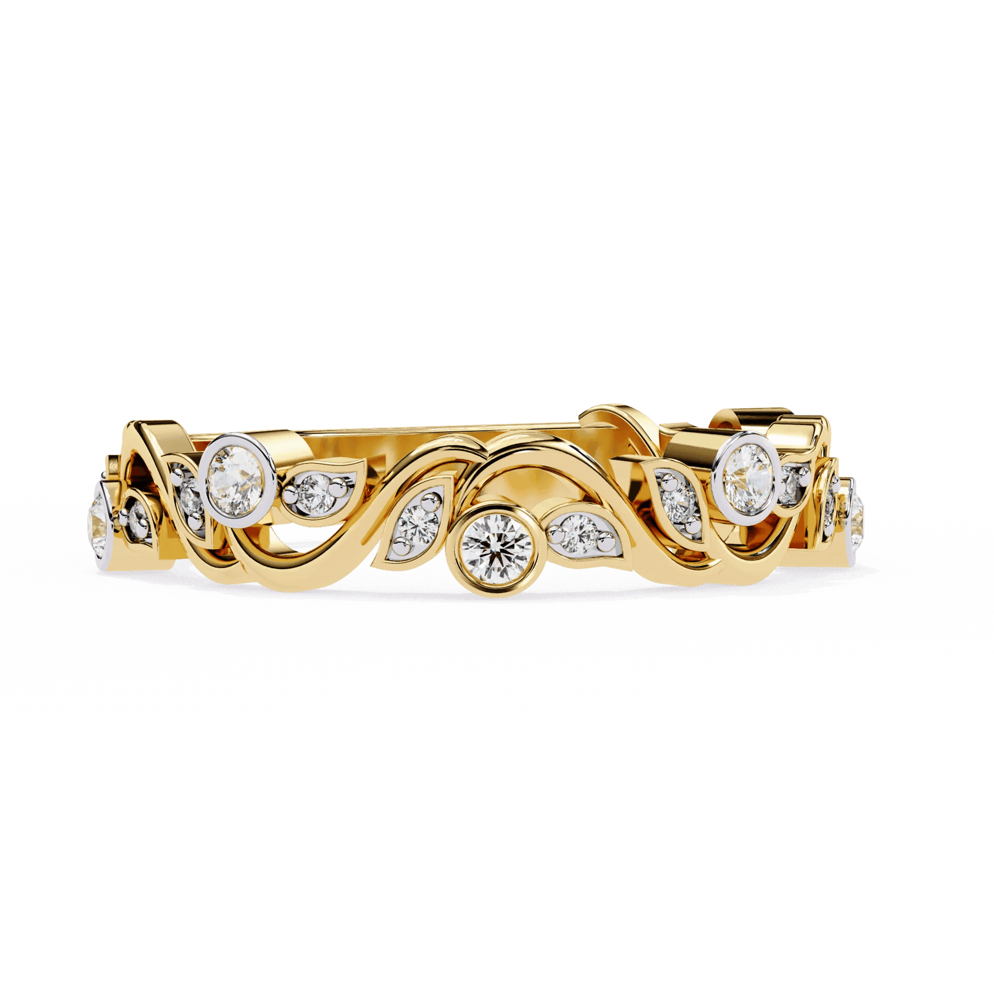 Artistic Moissanite Diamond Ring - Aventus