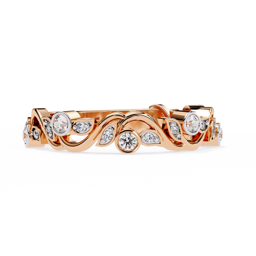 Artistic Moissanite Diamond Ring