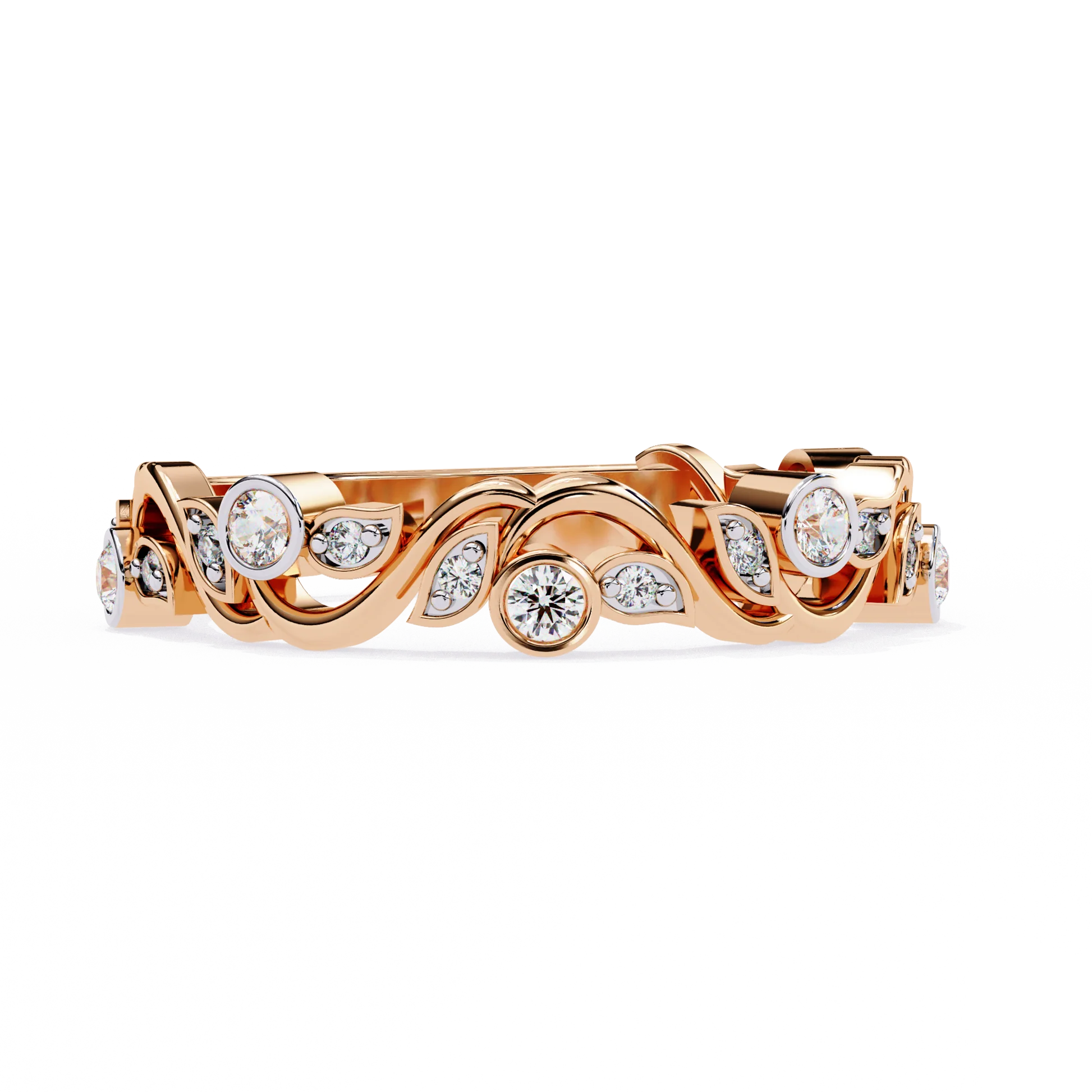 Artistic Moissanite Diamond Ring