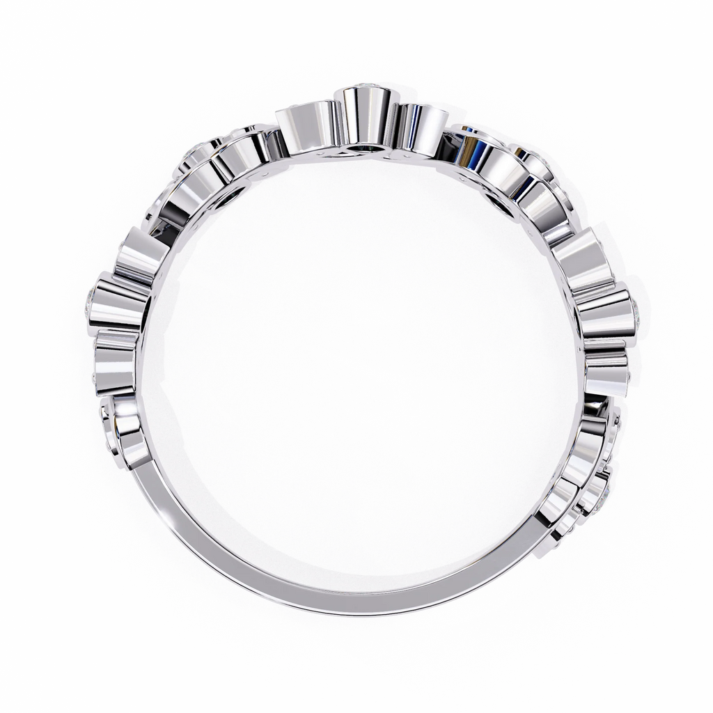 Artistic Moissanite Diamond Ring