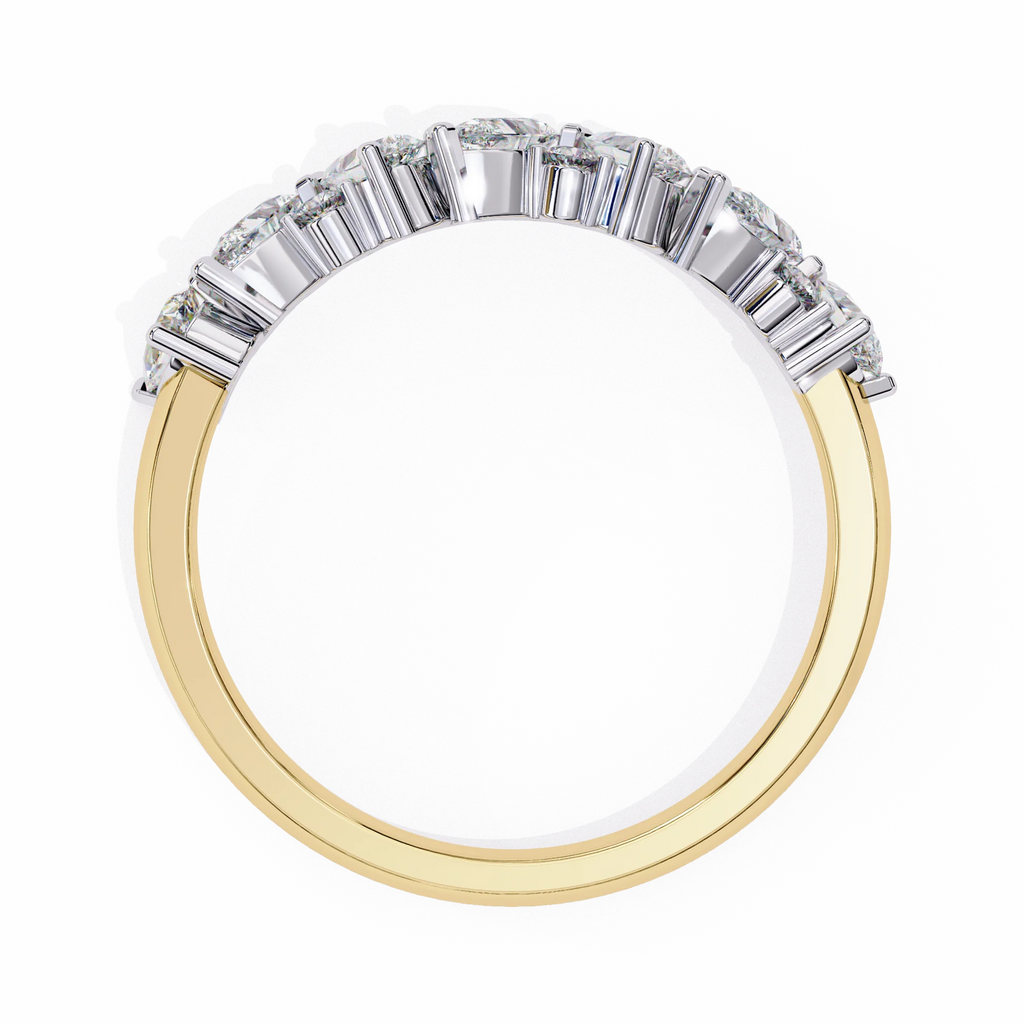Thorn Edgy Botanical Moissanite Diamond Ring