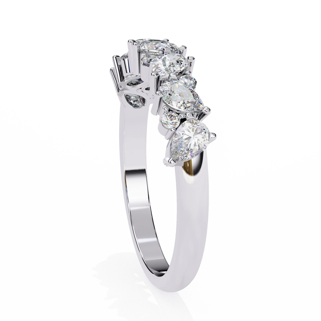 Thorn Edgy Botanical Moissanite Diamond Ring