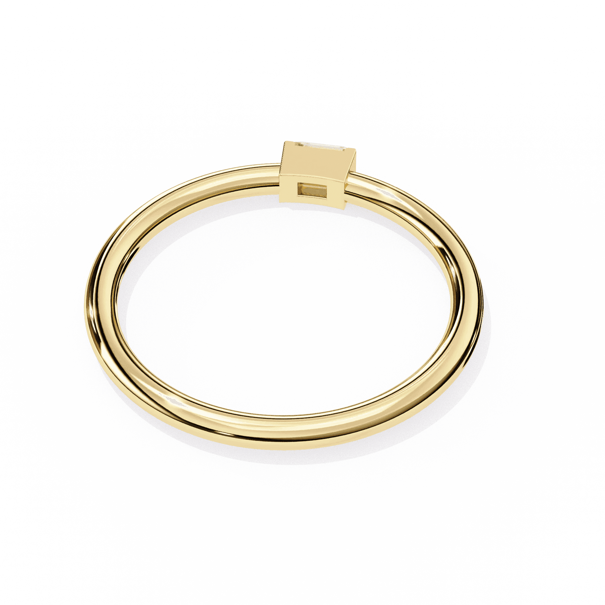 Shattering Convention Moissanite Diamond Ring - Aventus