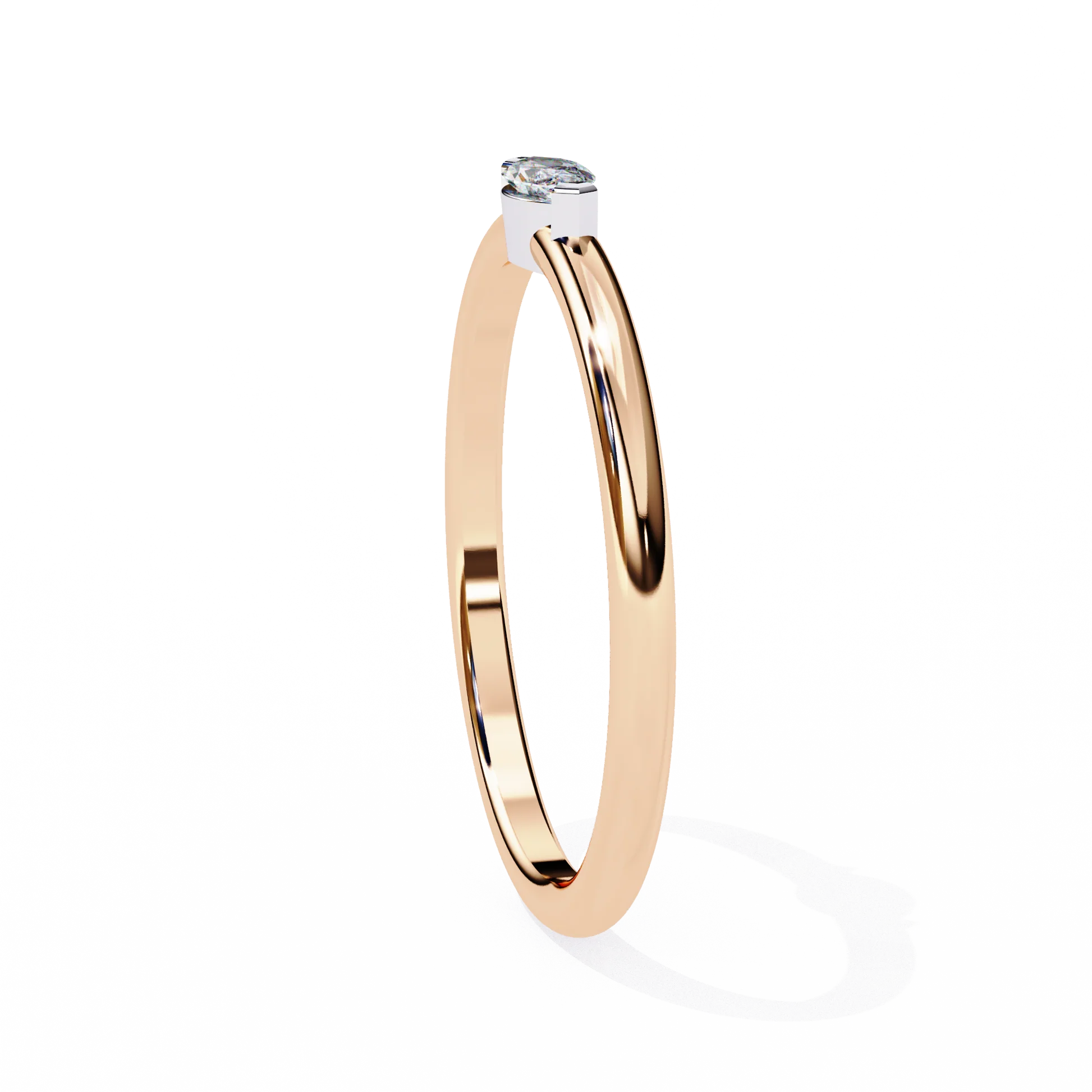 ced Out Moissanite Diamond Wedding Band in Sterling Silver