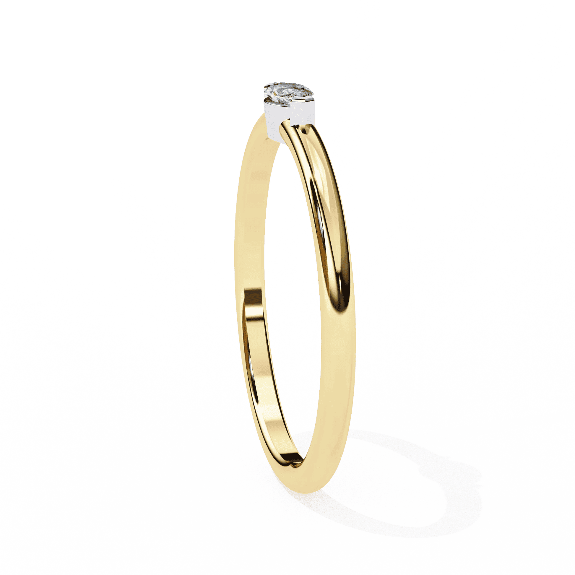 ced Out Moissanite Diamond Wedding Band in Sterling Silver - Aventus