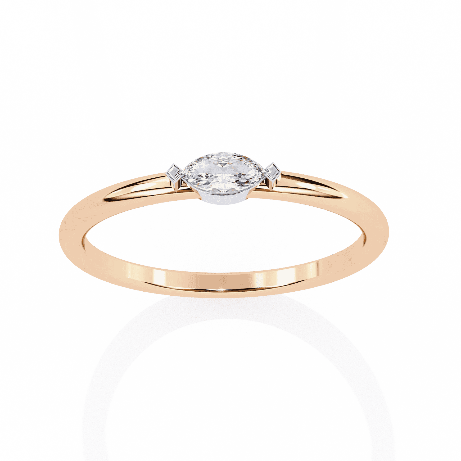 ced Out Moissanite Diamond Wedding Band in Sterling Silver - Aventus