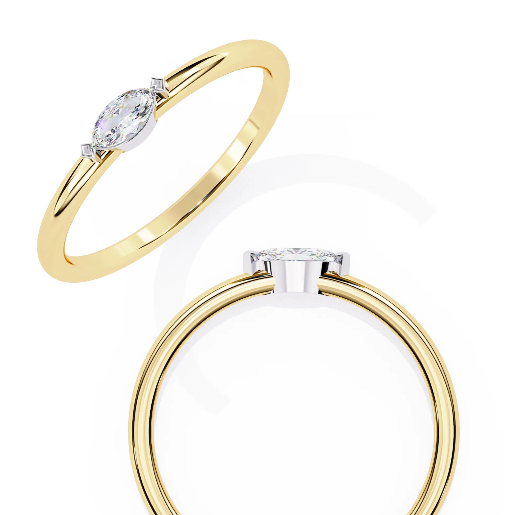 ced Out Moissanite Diamond Wedding Band in Sterling Silver