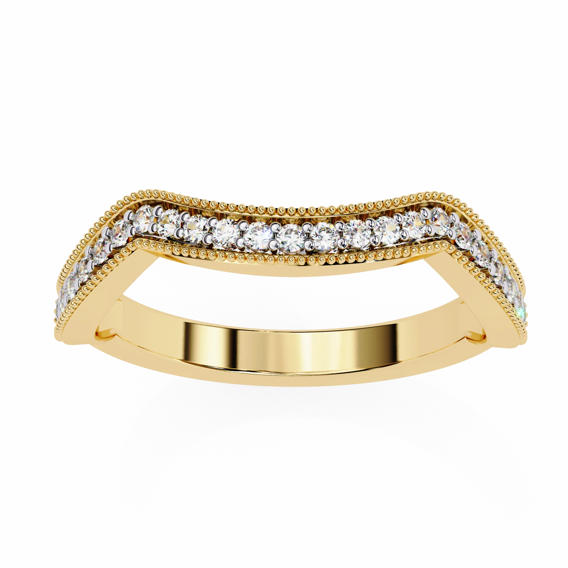 One of a Kind Sparkle Rare & Unique Moissanite Diamond Ring