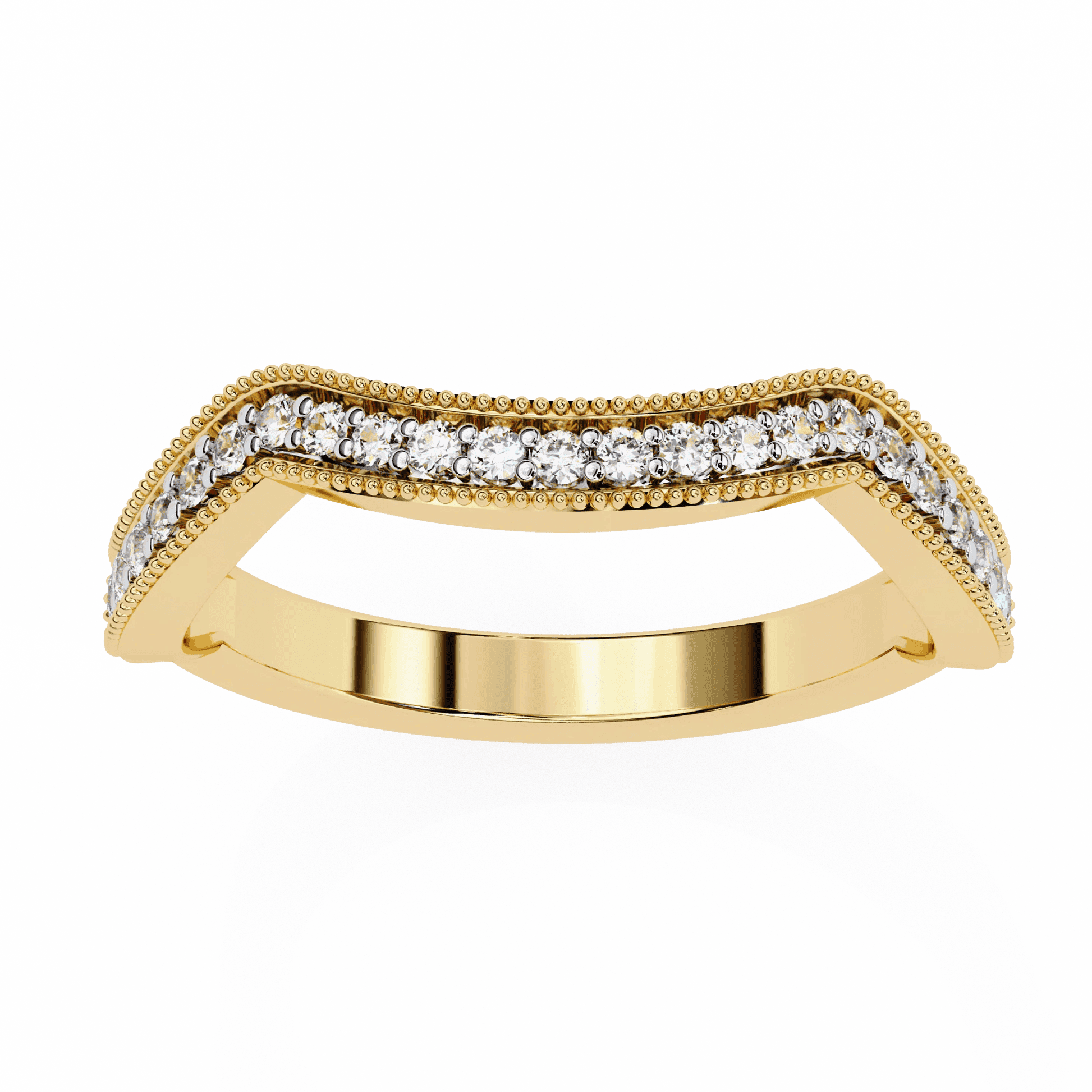 One of a Kind Sparkle Rare & Unique Moissanite Diamond Ring - Aventus
